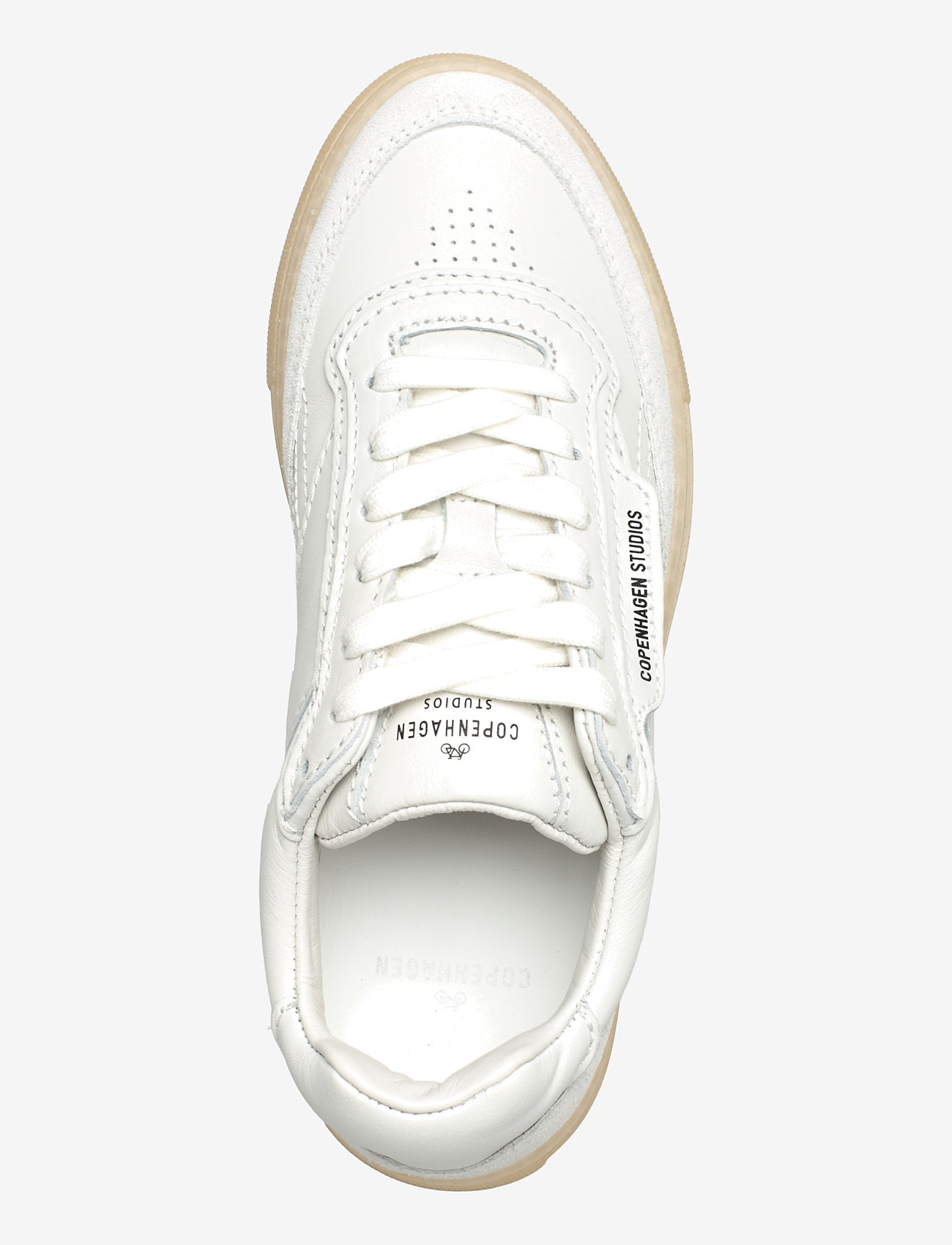 Copenhagen Studios - CPH90 leather mix white/leo - konfirmation - white/cream - 3
