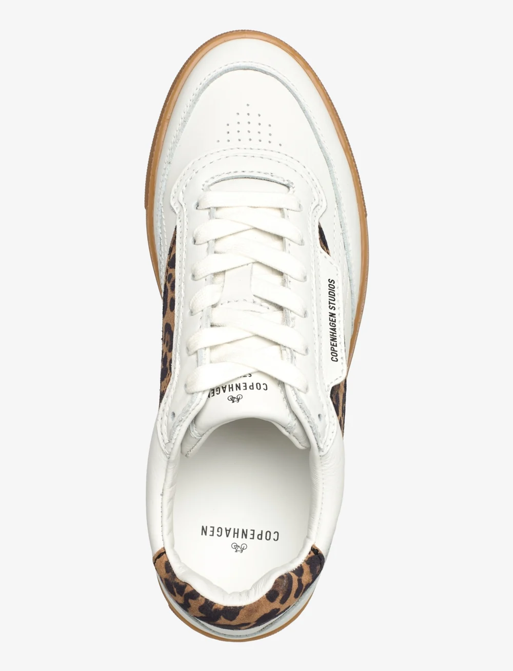 Copenhagen Studios - CPH90 leather mix white/leo - konfirmation - white/leo - 3
