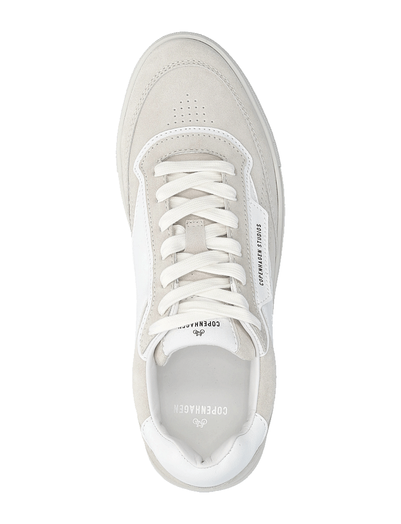 Copenhagen Studios - CPH90M leather mix white/cream - madala säärega tossud - light grey/white - 3
