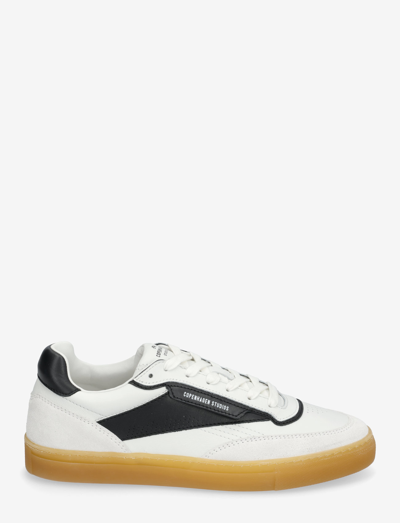 Copenhagen Studios - CPH90M leather mix white/cream - låga sneakers - white/black - 1