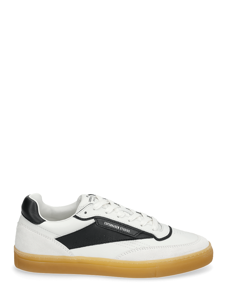 Copenhagen Studios - CPH90M leather mix white/cream - niedriger schnitt - white/black - 1