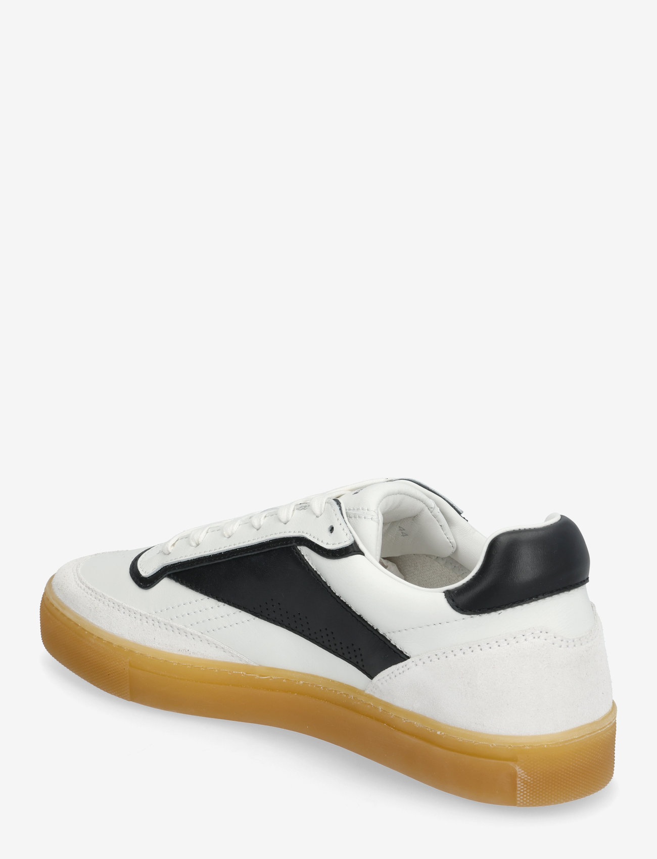 Copenhagen Studios - CPH90M leather mix white/cream - låga sneakers - white/black - 2