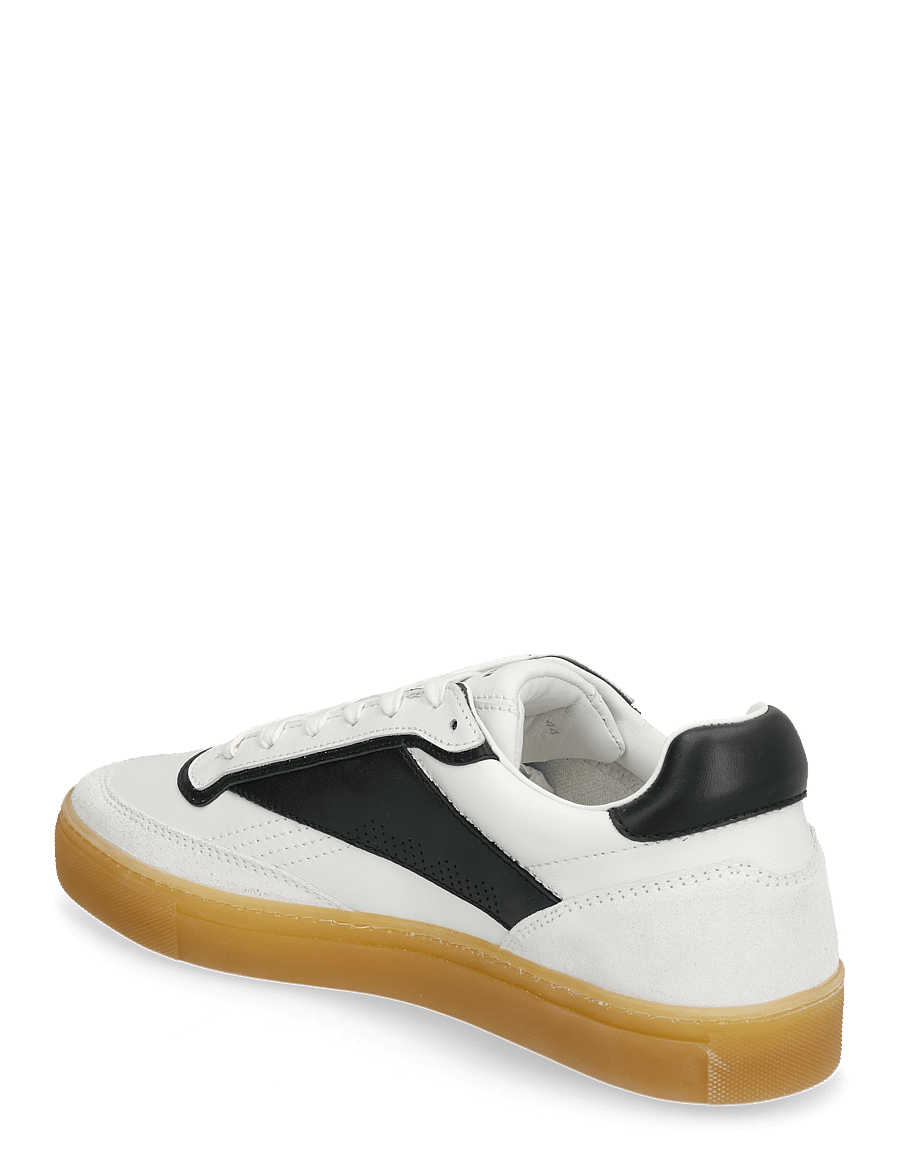 Copenhagen Studios - CPH90M leather mix white/cream - niedriger schnitt - white/black - 2