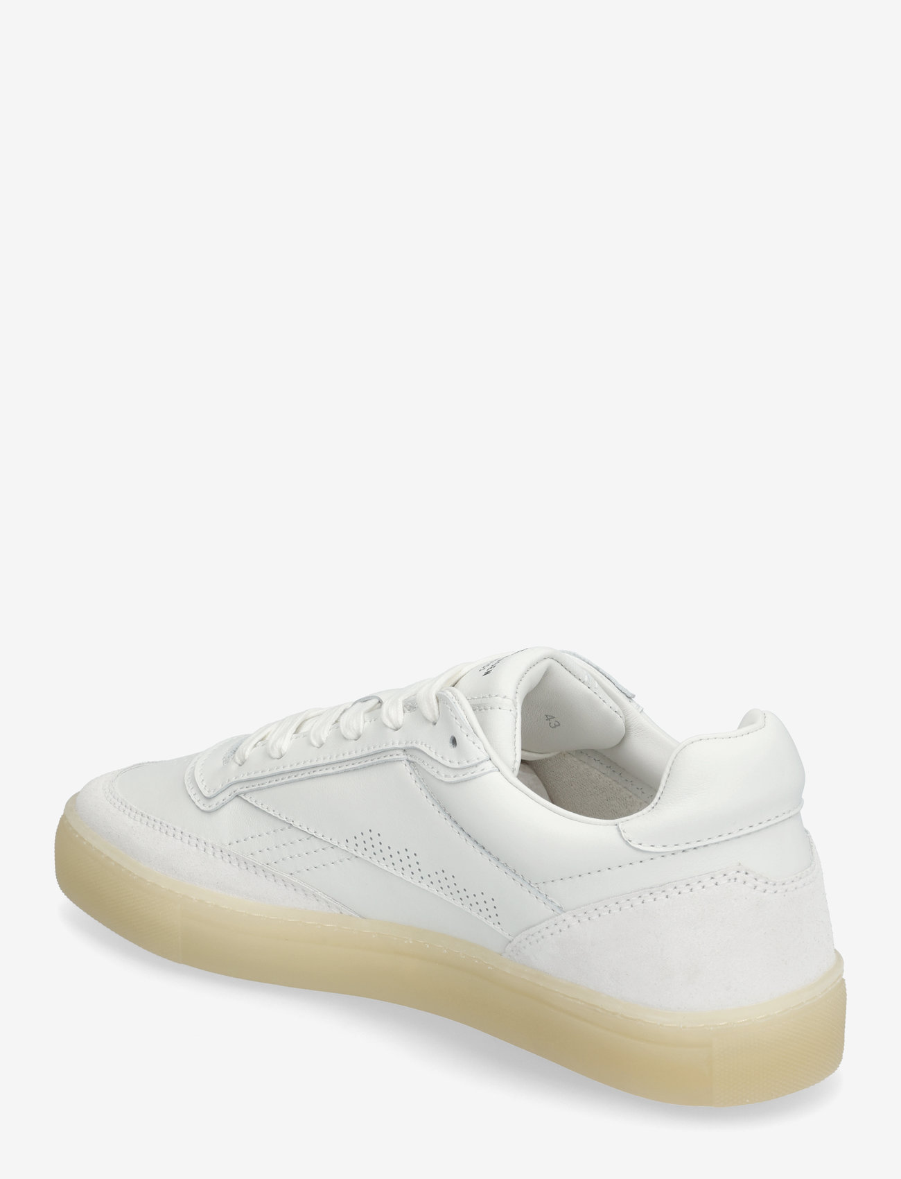 Copenhagen Studios - CPH90M leather mix light grey/white - sneakersy niskie - white/cream - 2