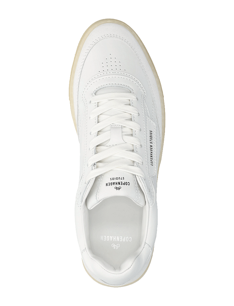 Copenhagen Studios - CPH90M leather mix light grey/white - niedriger schnitt - white/cream - 3