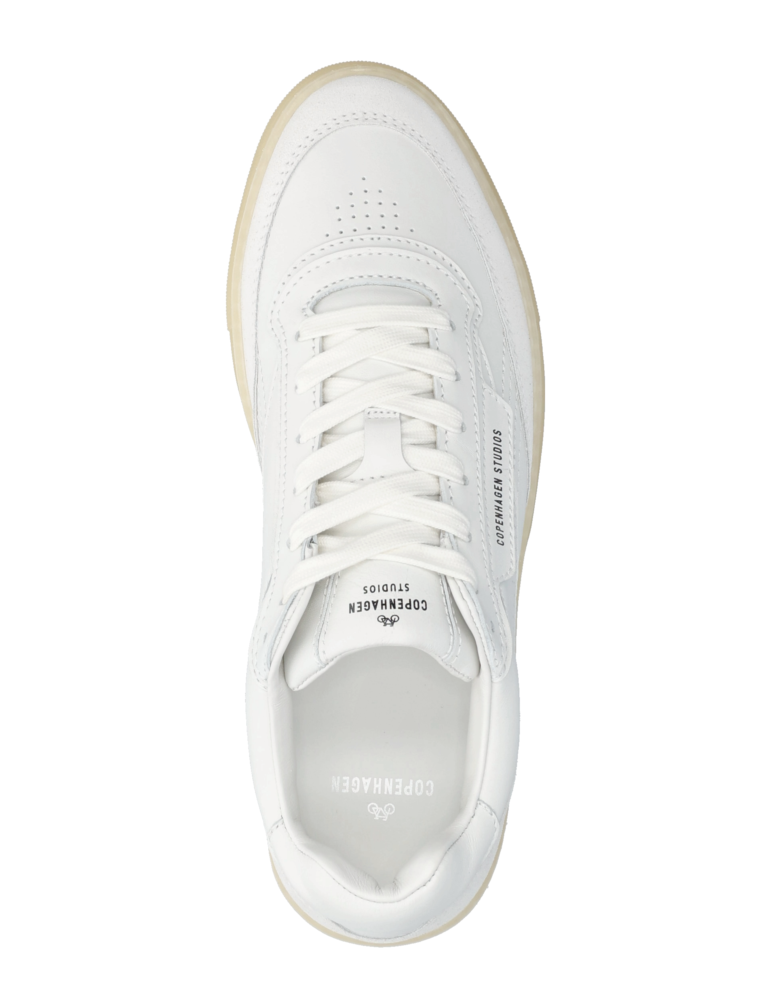 Copenhagen Studios - CPH90M leather mix white/cream - niedriger schnitt - white/cream - 3