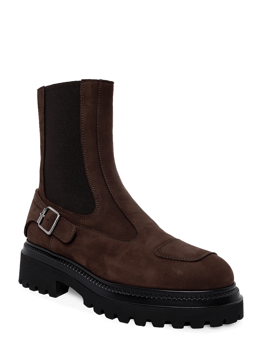 Copenhagen Studios - CPH950 nabuc chocolate - chelsea boots - chocolate - 0
