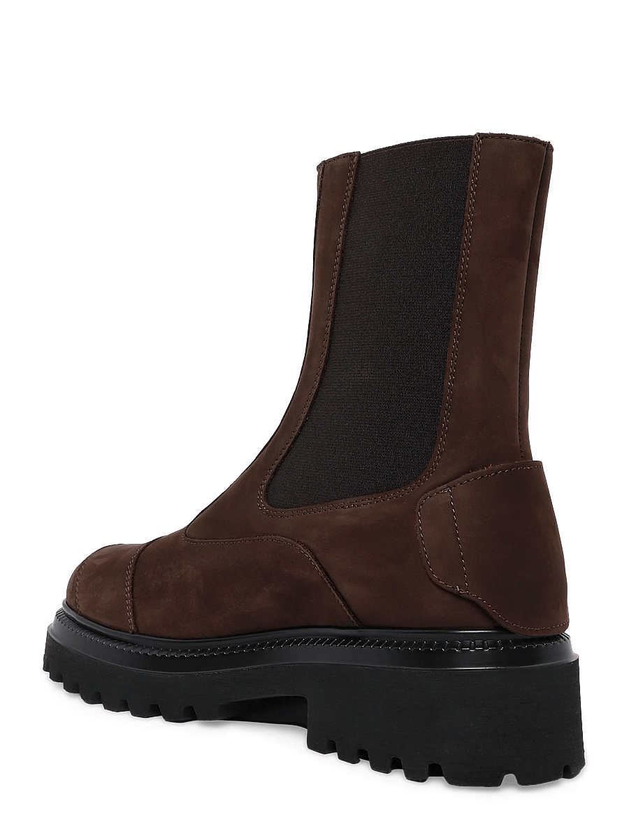 Copenhagen Studios - CPH950 nabuc chocolate - chelsea boots - chocolate - 1