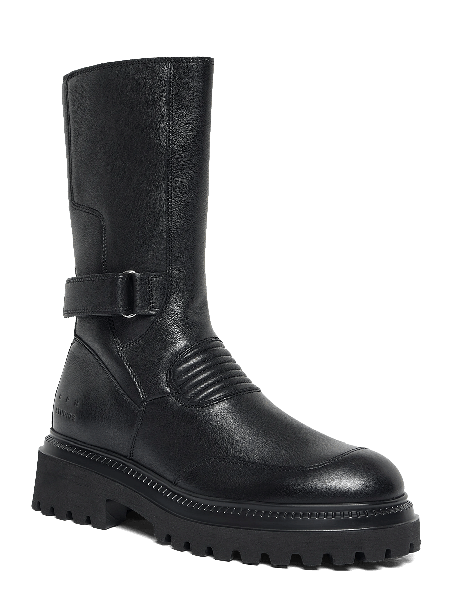 Copenhagen Studios - CPH951 leather black - stiefeletten mit absatz - black - 0