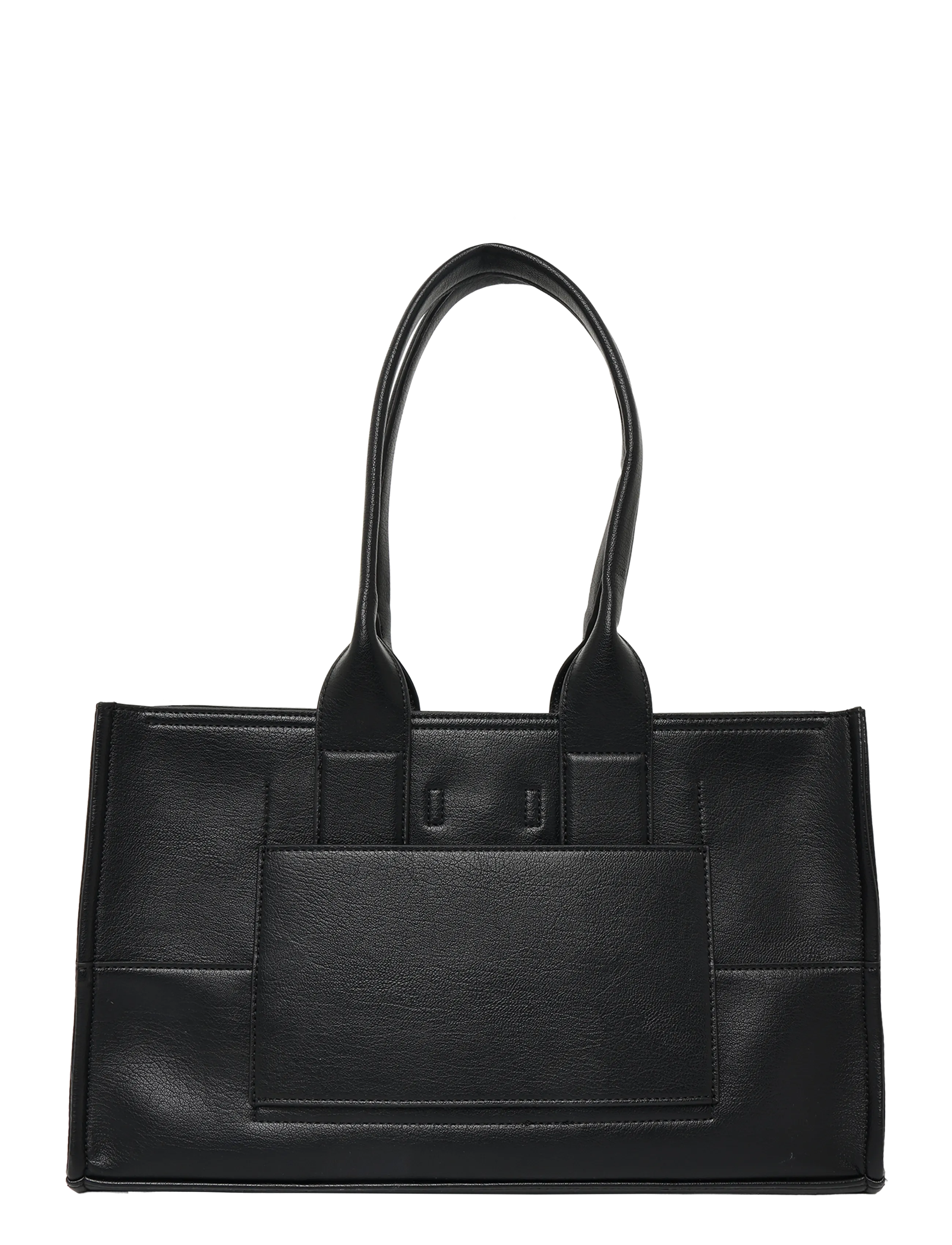 Copenhagen Studios - CPH BAG 16 recycled leather black - tote bags - black - 1
