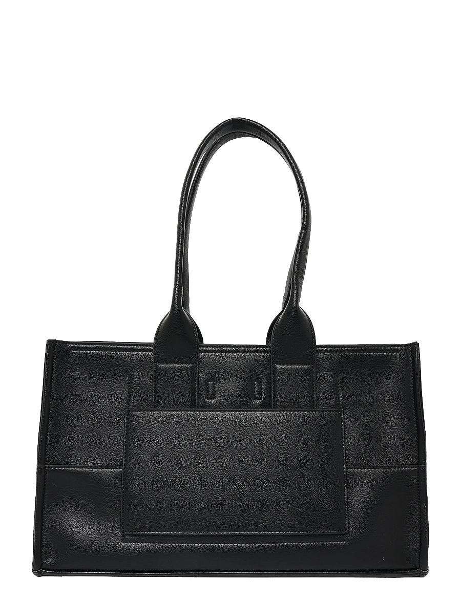 Copenhagen Studios - CPH BAG 16 recycled leather black - tote bags - black - 1