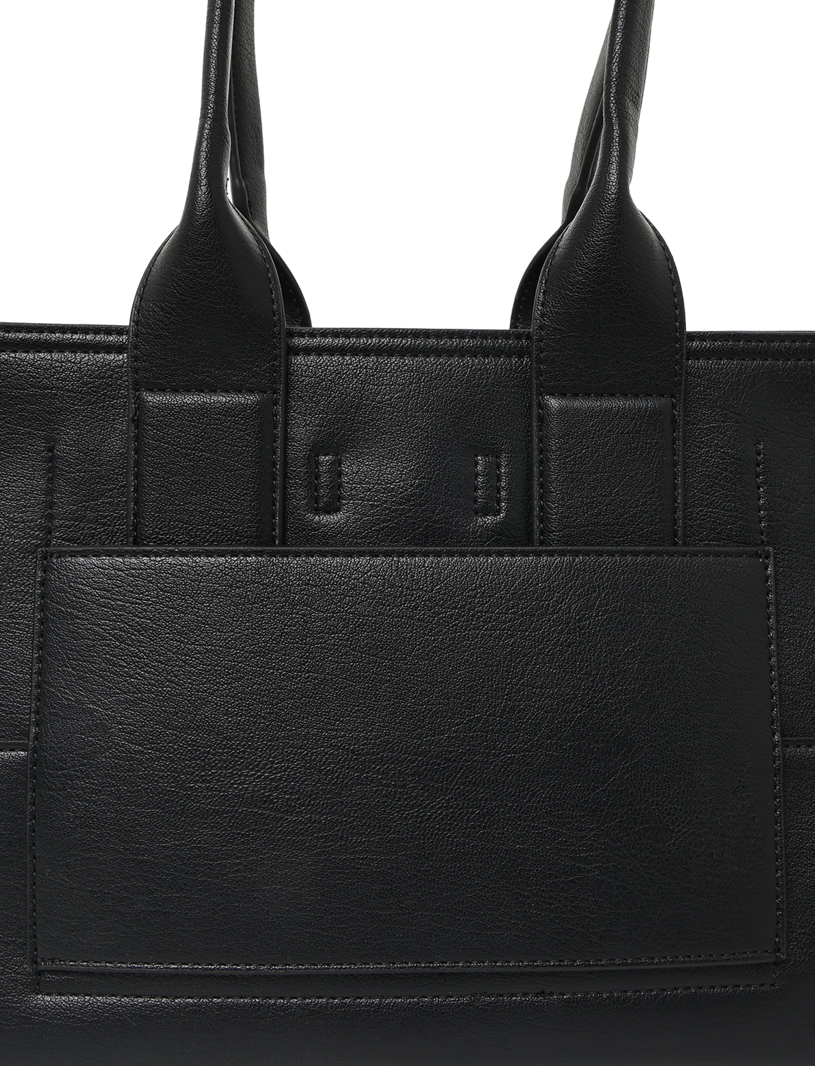 Copenhagen Studios - CPH BAG 16 recycled leather black - tote bags - black - 2