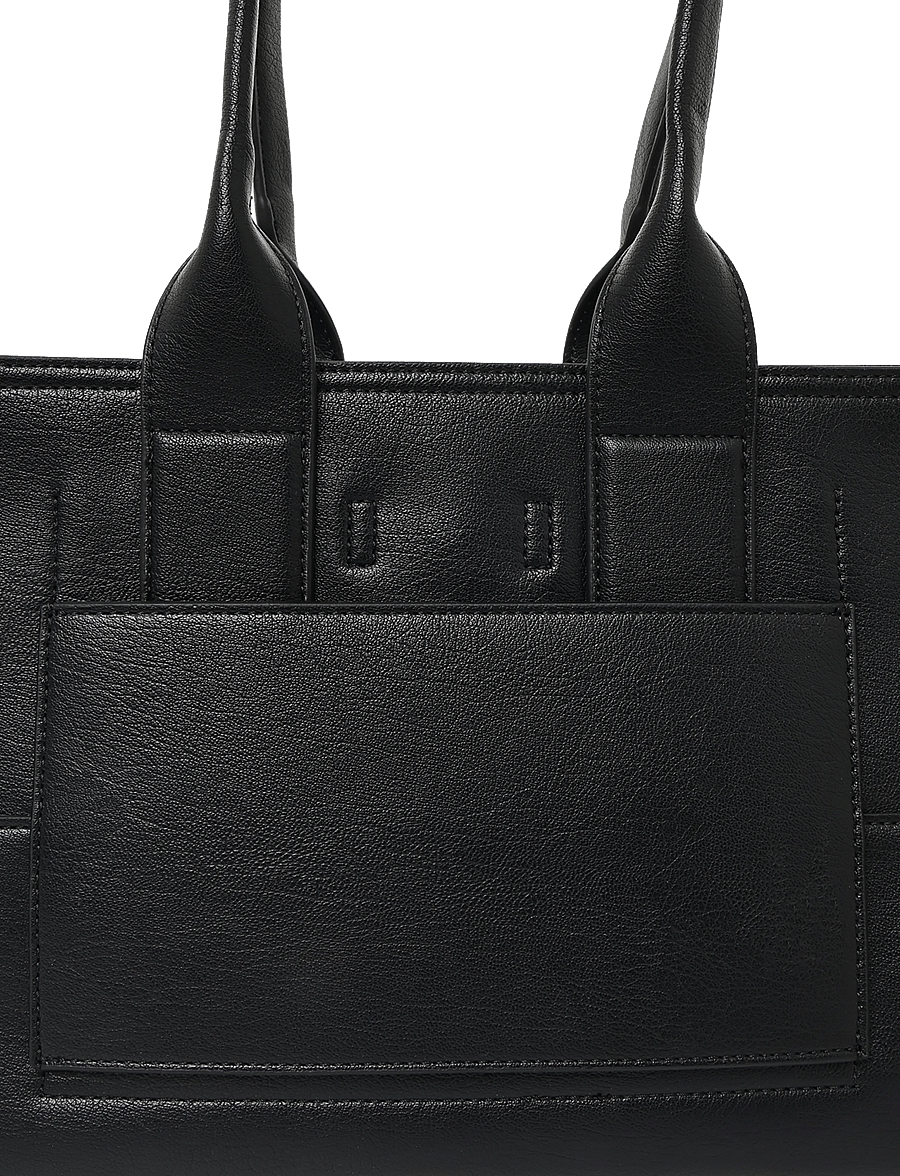 Copenhagen Studios - CPH BAG 16 recycled leather black - tote bags - black - 2