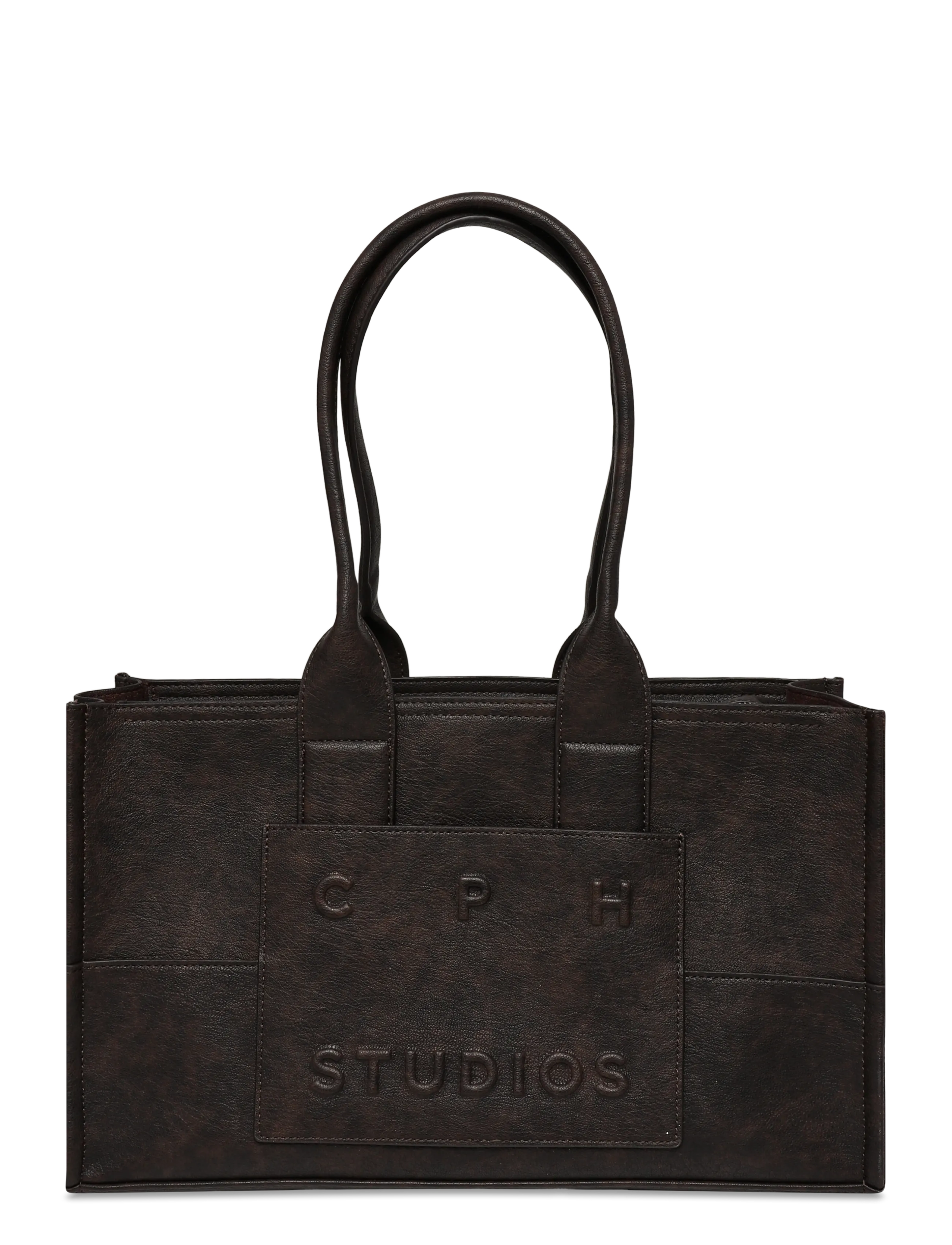 Copenhagen Studios CPH BAG 16 recycled vintage leather brown - Sommer in der Stadt - BROWN / brown