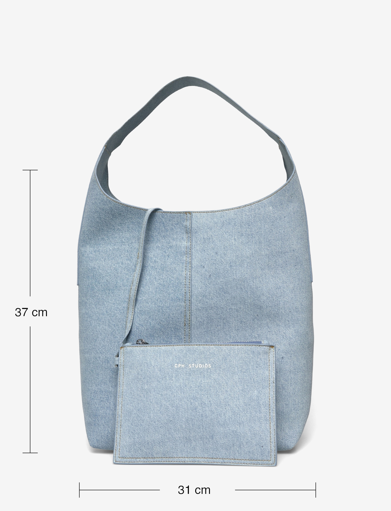 Copenhagen Studios - CPH BAG 1 - tote bags - light blue - 3