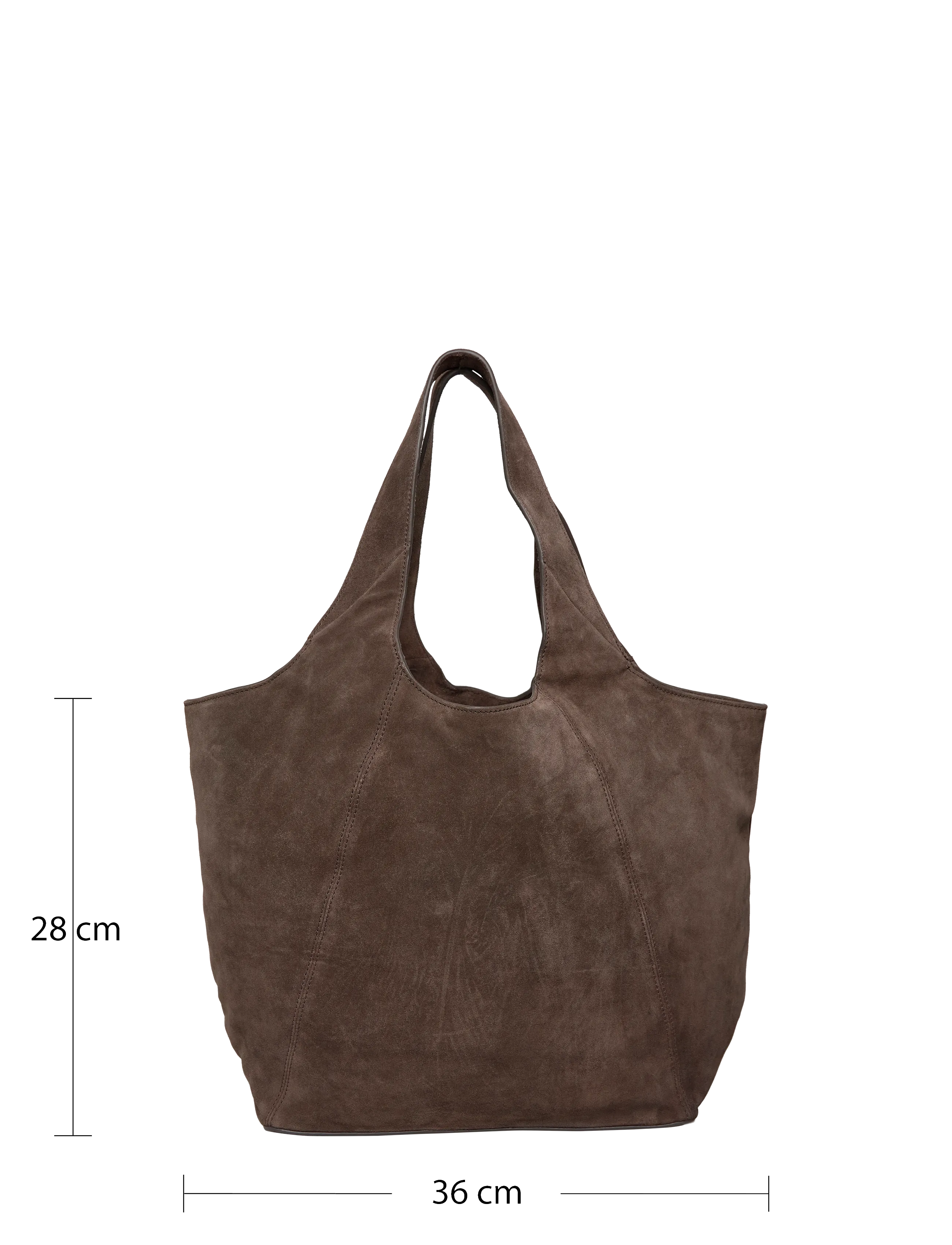 Copenhagen Studios - CPH BAG 582 vintage suede dark brown - kandekotid - dark brown - 3