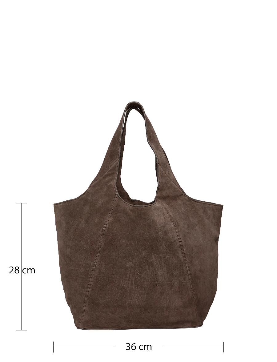 Copenhagen Studios - CPH BAG 582 vintage suede dark brown - kandekotid - dark brown - 3