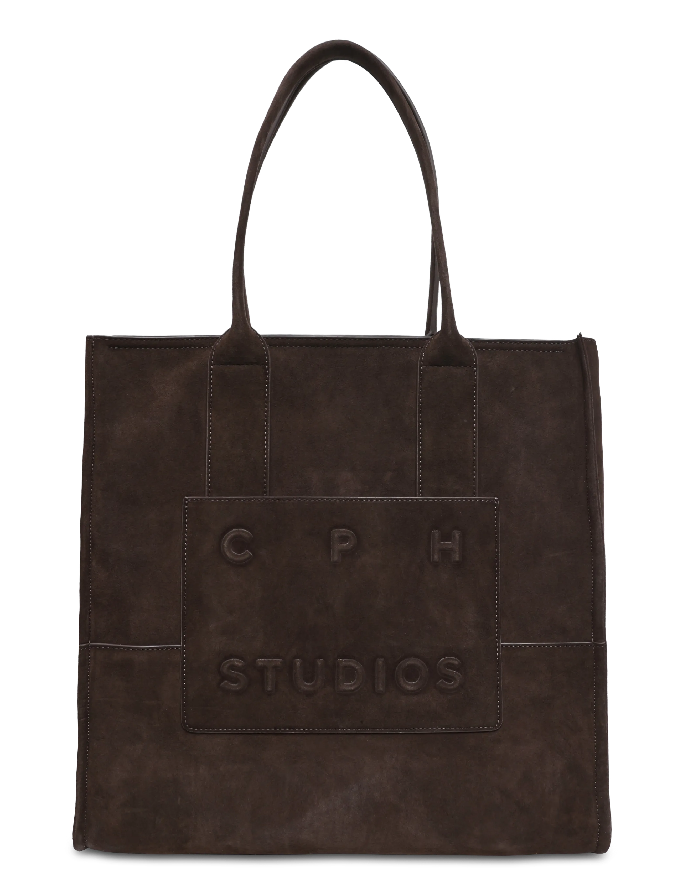 Copenhagen Studios CPH BAG 5 suede chocolate - Totes - CHOCOLATE / brown