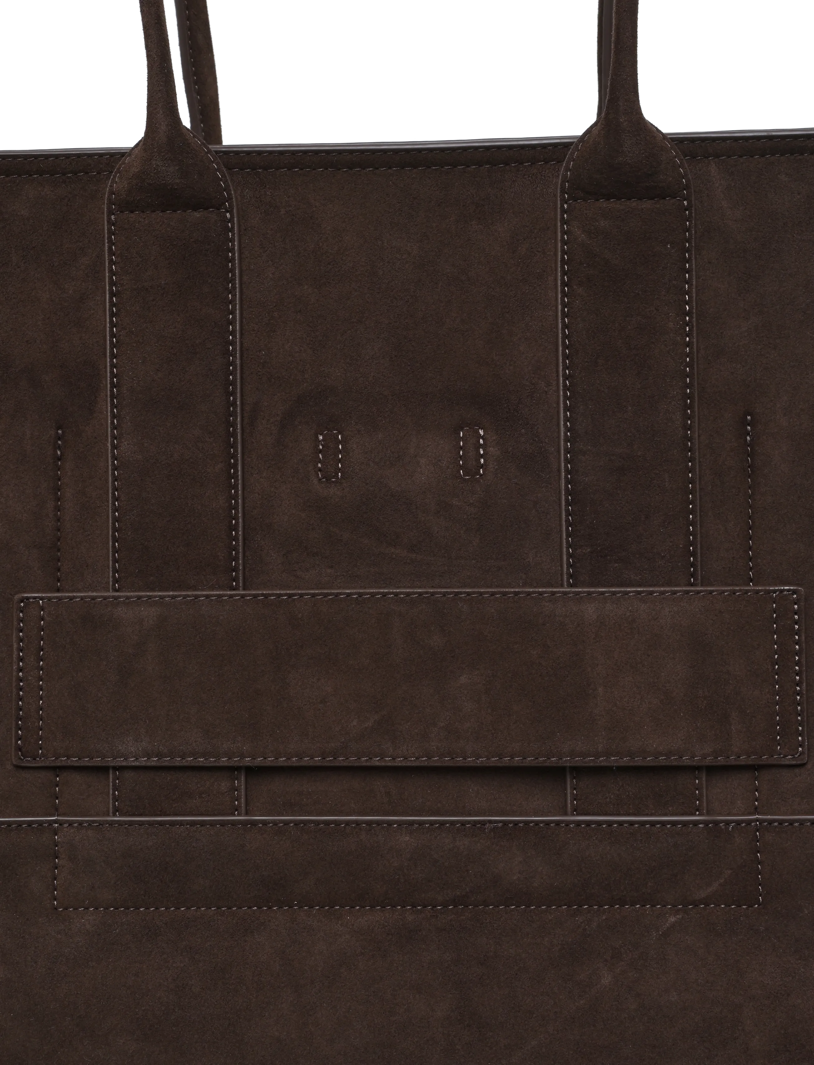 Copenhagen Studios - CPH BAG 5 suede chocolate - totes - chocolate - 2