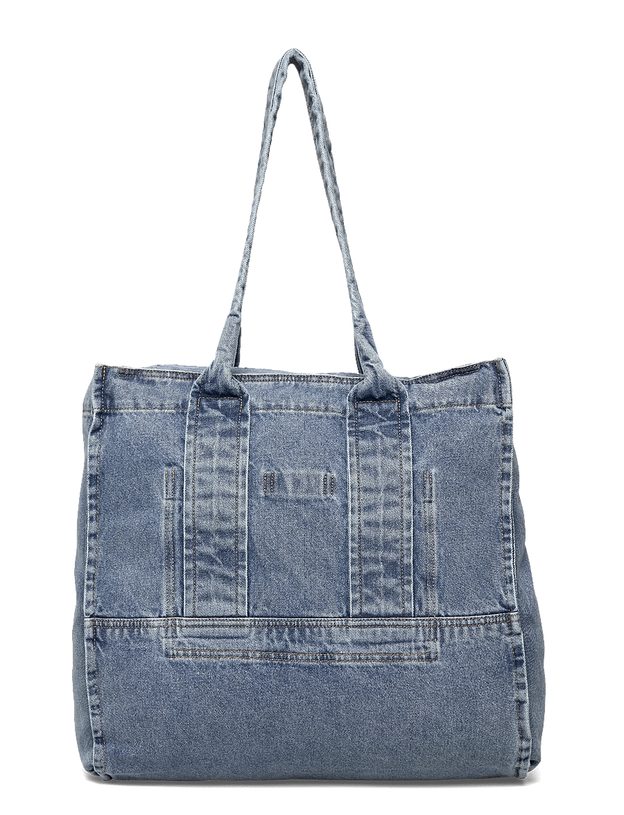 Copenhagen Studios - CPH BAG 5 suede chocolate - tote bags - mid blue - 1