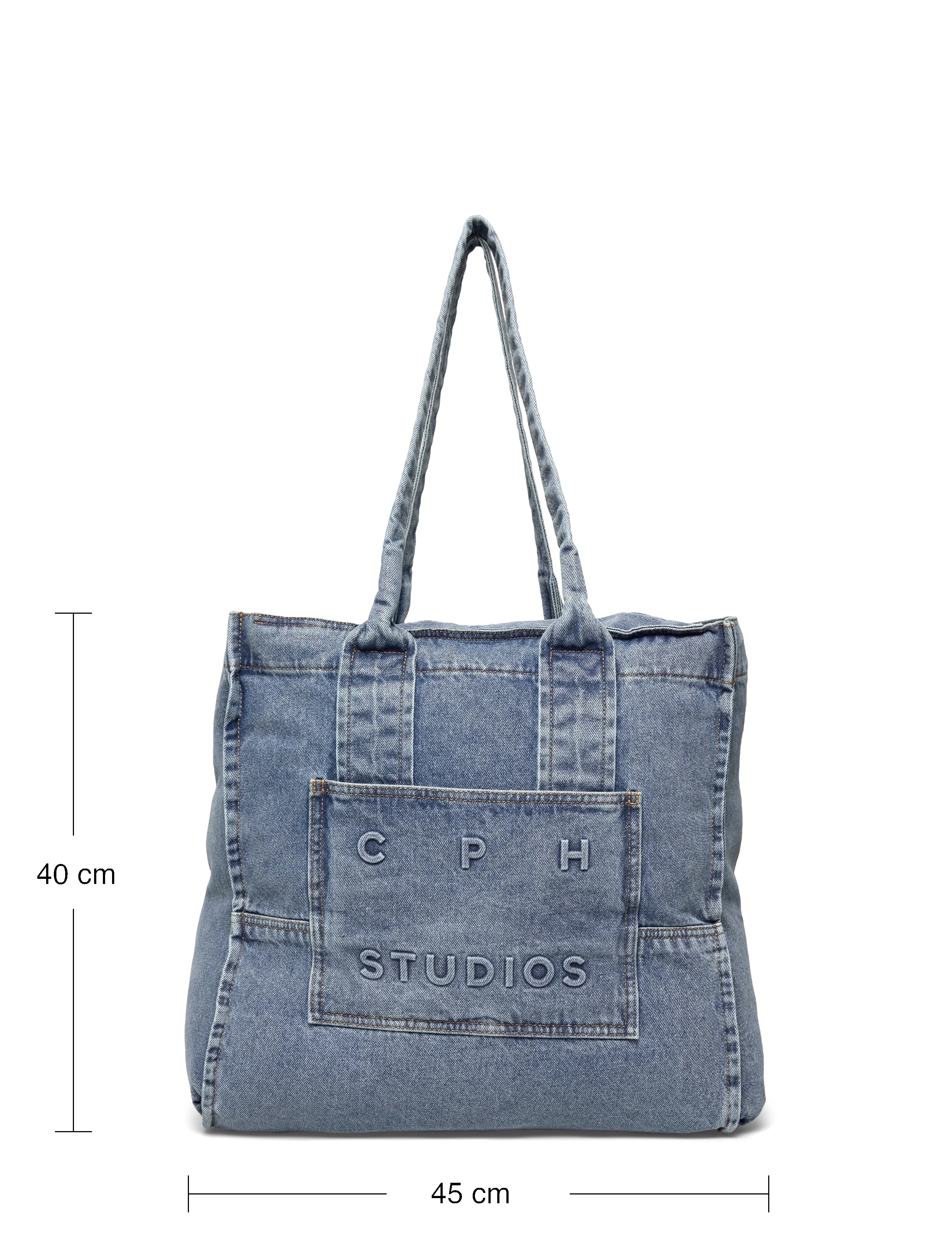Copenhagen Studios - CPH BAG 5 - tote bags - mid blue - 3