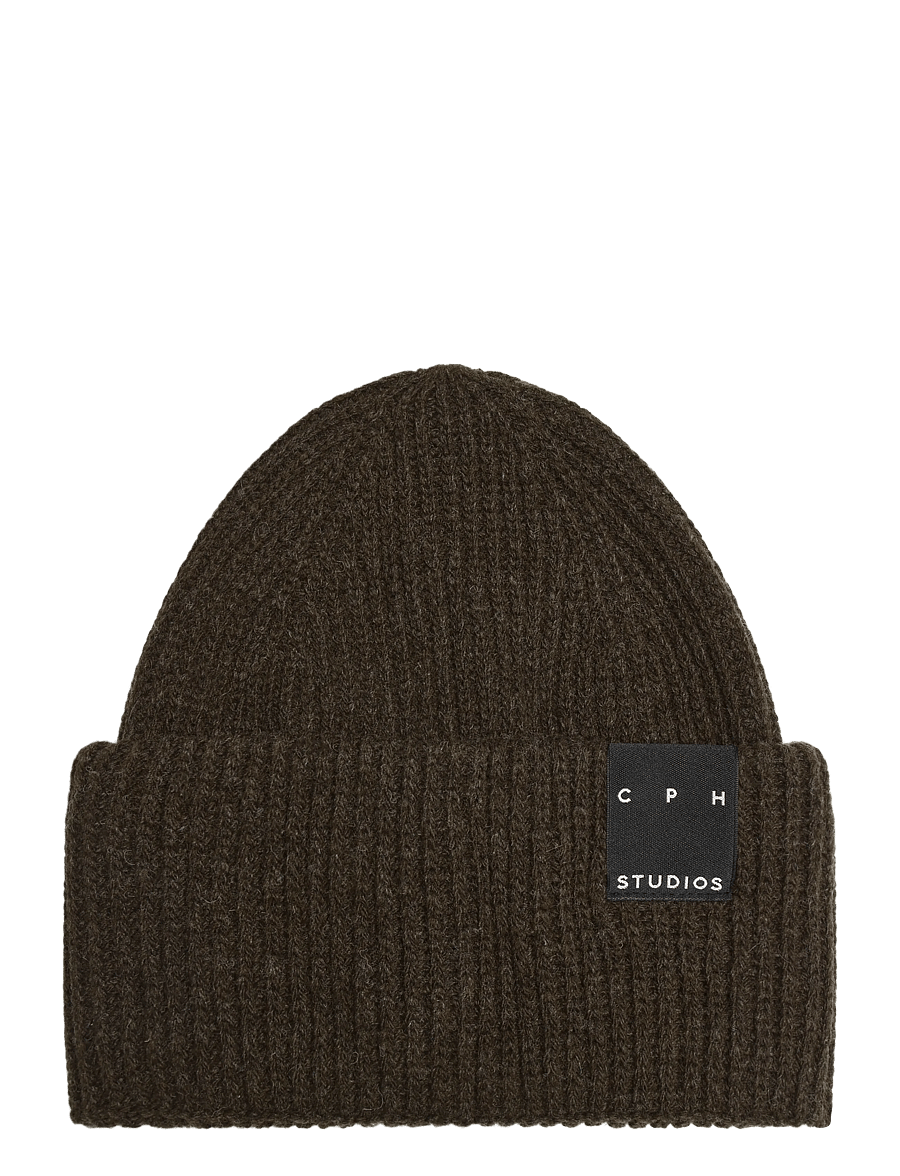 Copenhagen Studios - CPH BEANIE 3 wool mix chocolate - alltags-style - chocolate - 0