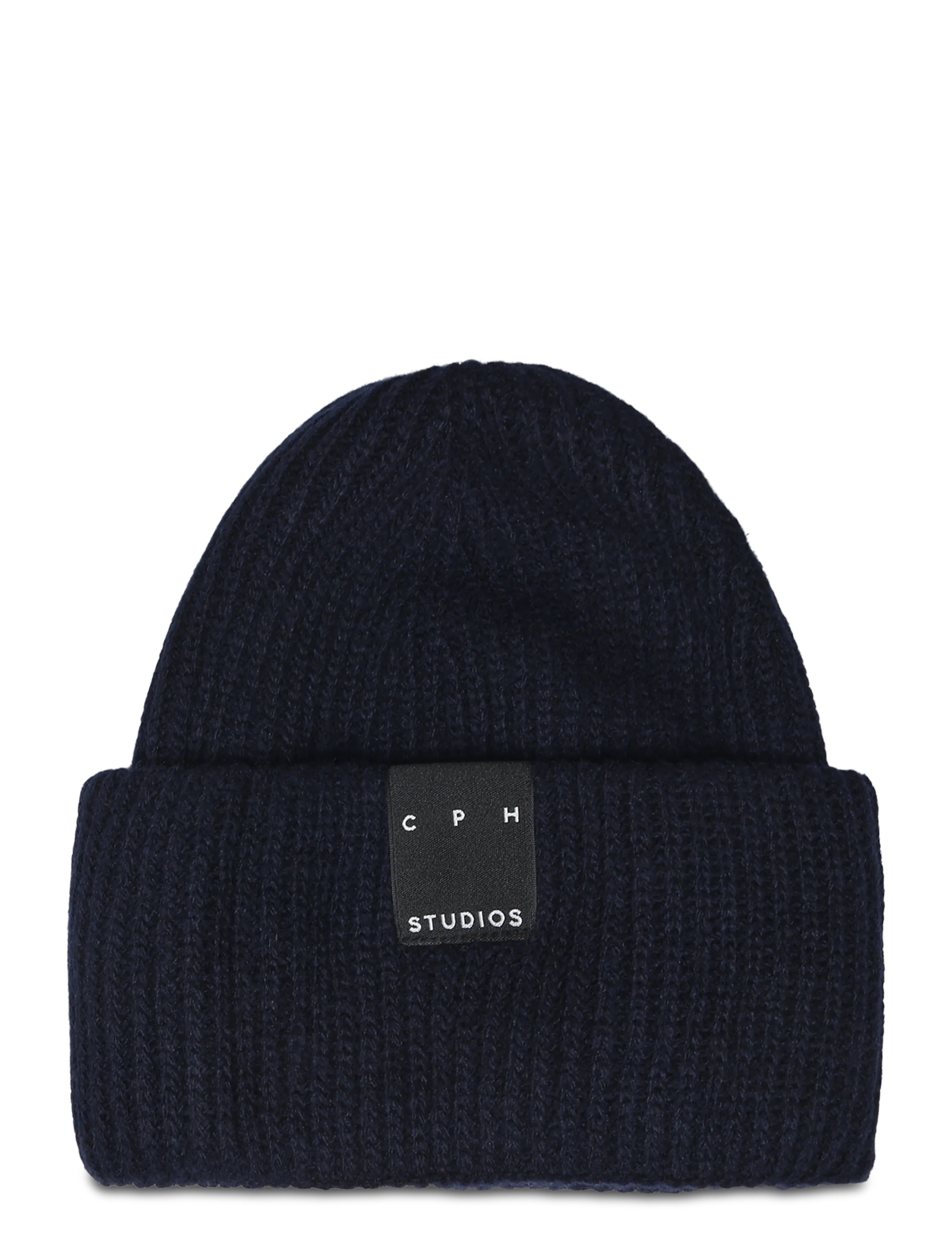 Copenhagen Studios CPH BEANIE 3 wool mix red - Beanies - NAVY BLUE / navy