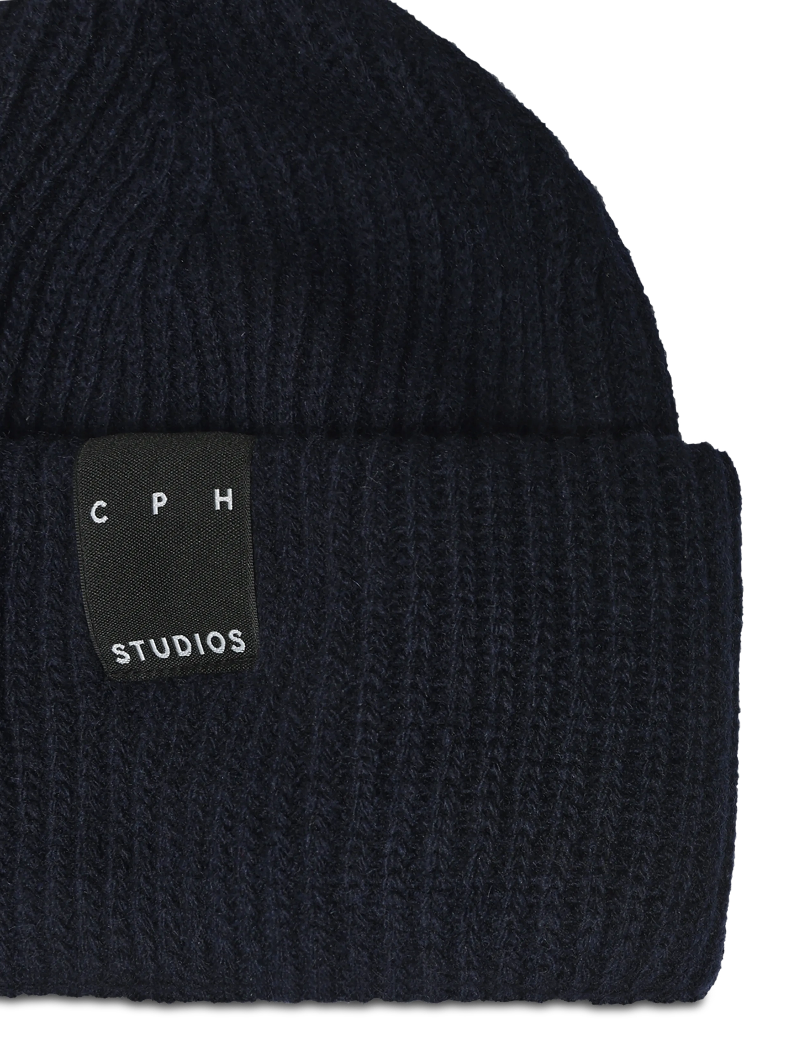 Copenhagen Studios - CPH BEANIE 3 wool mix red - everyday style - navy blue - 2