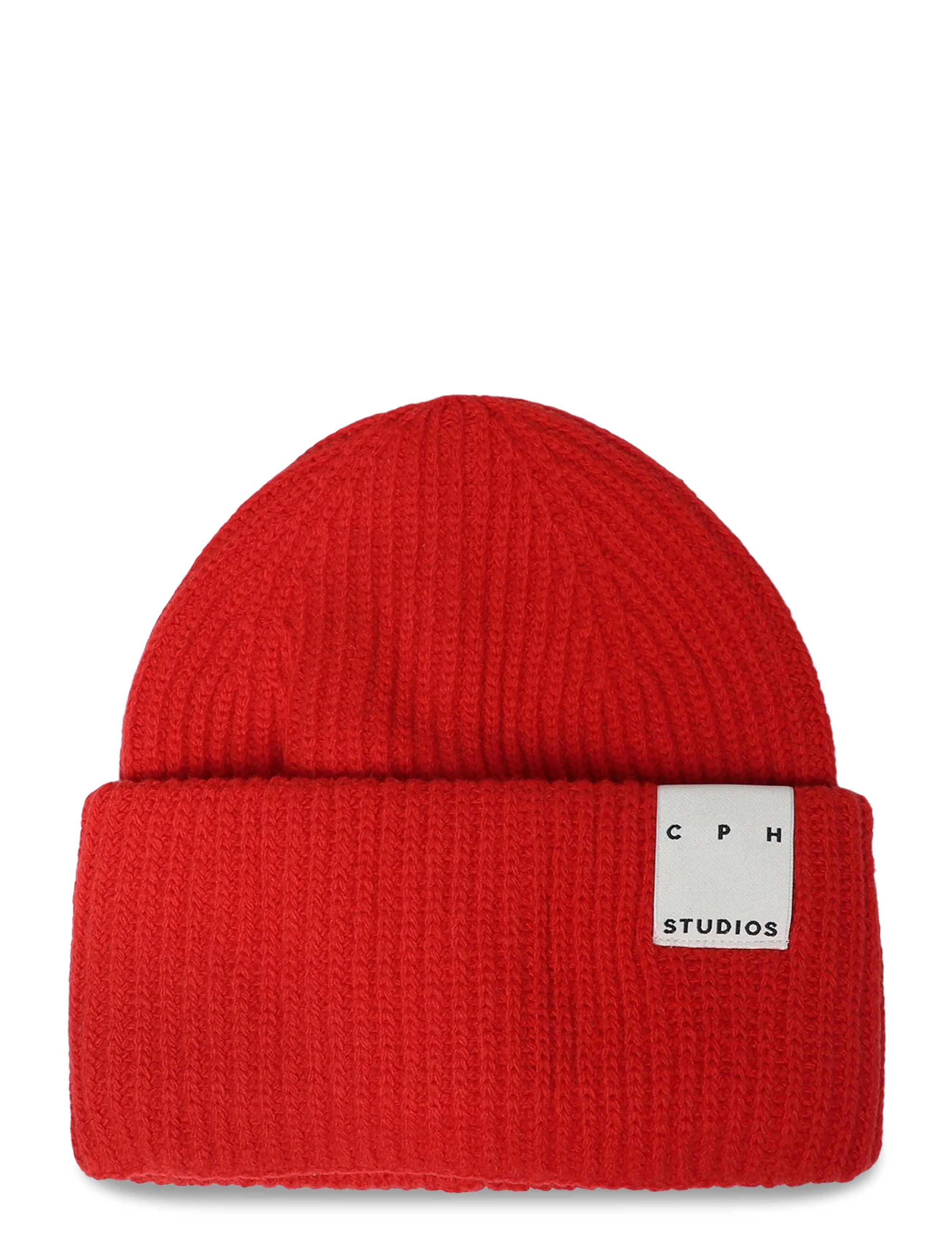 Copenhagen Studios CPH BEANIE 3 wool mix red - Beanies - RED / red