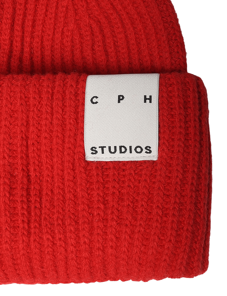 Copenhagen Studios - CPH BEANIE 3 wool mix light rose - alltags-style - red - 2