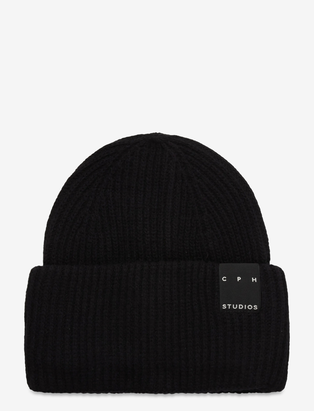 Copenhagen Studios - CPH BEANIE 3 wool mix black - everyday style - black - 0