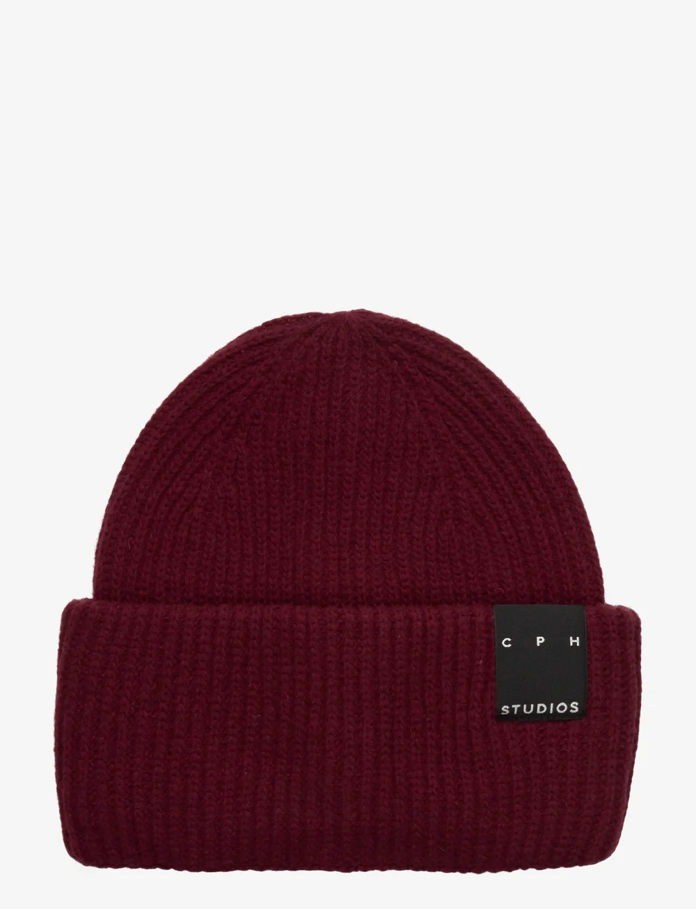 Copenhagen Studios - CPH BEANIE 3 wool mix black - alltags-style - burgundy - 0