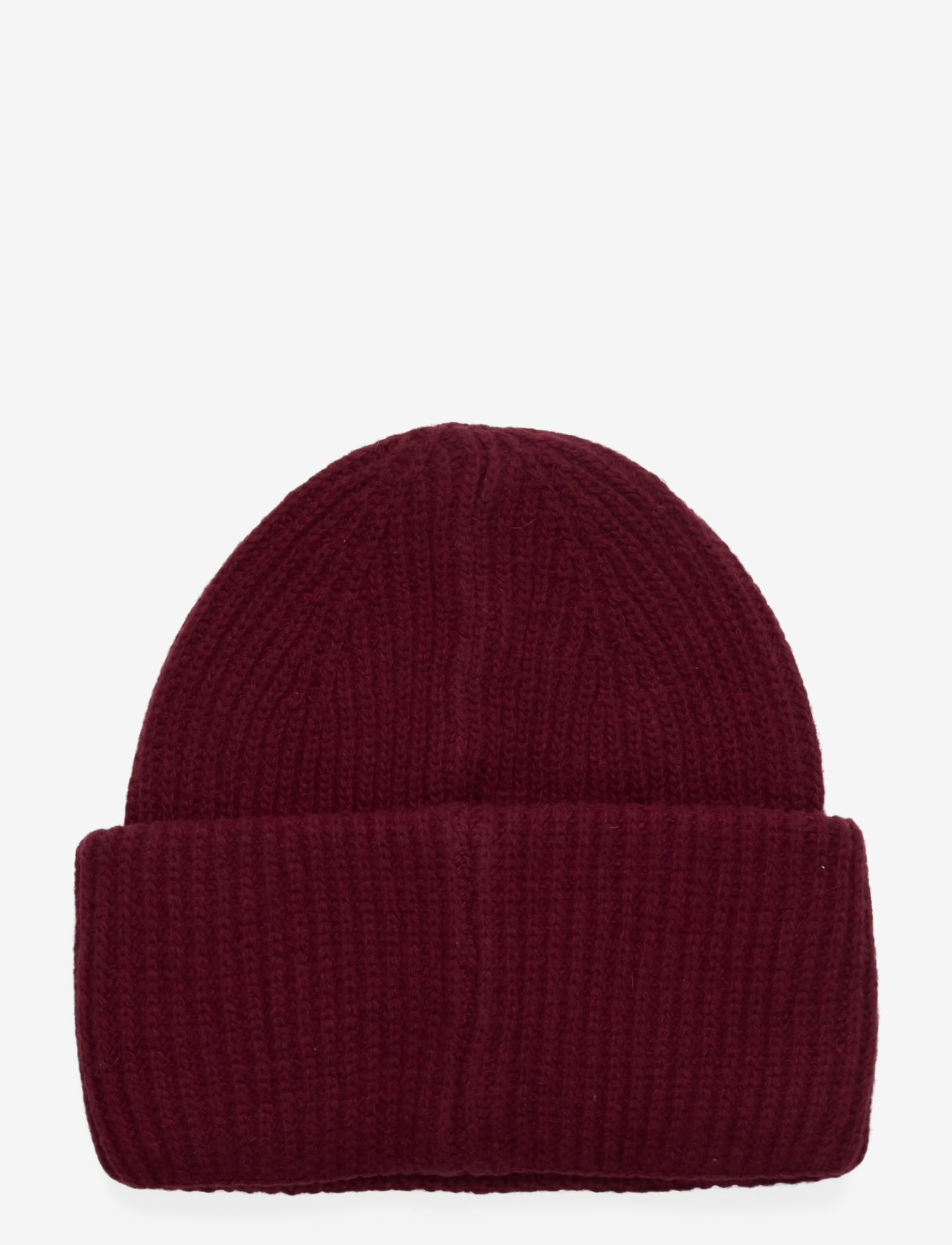 Copenhagen Studios - CPH BEANIE 3 wool mix black - everyday style - burgundy - 1
