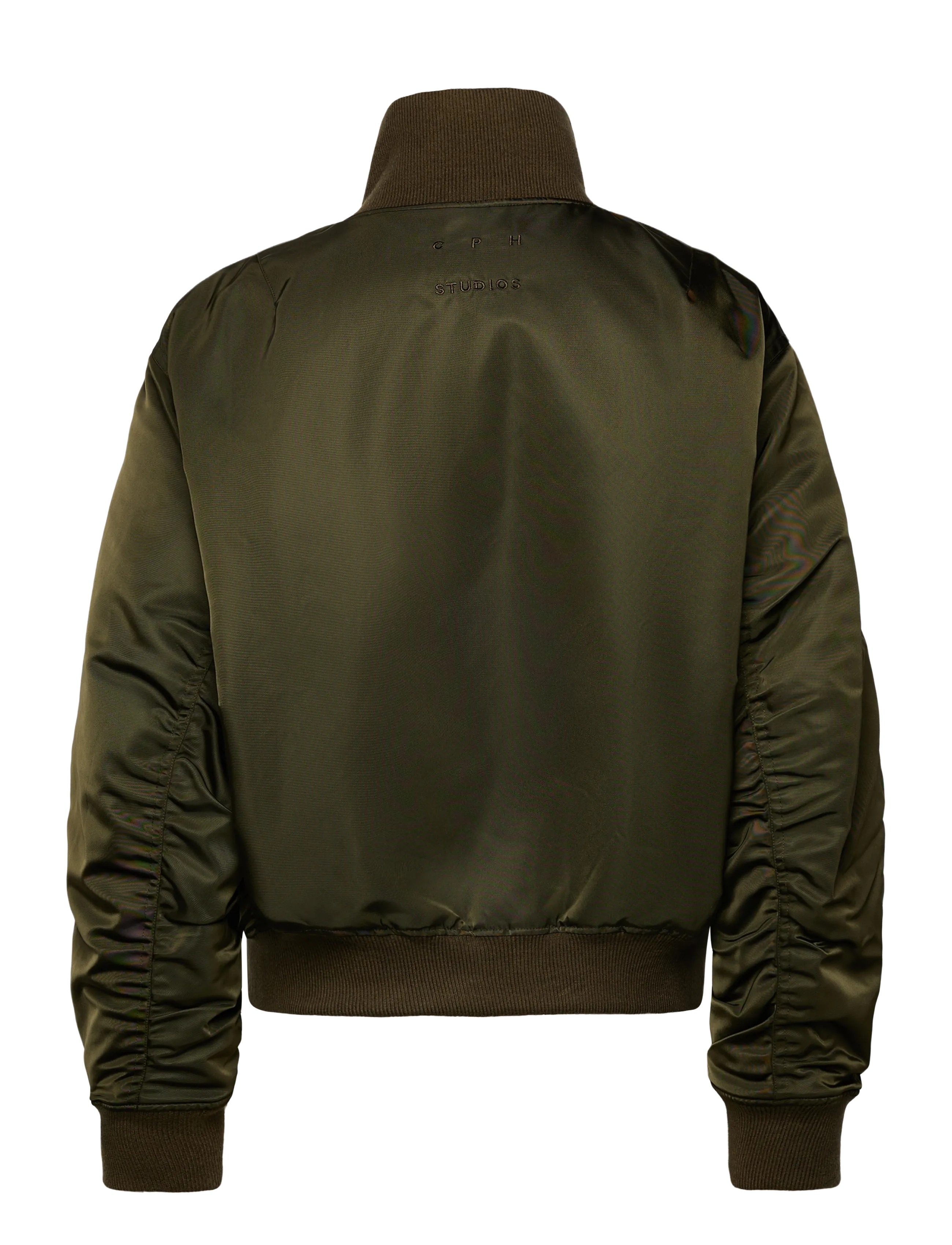 Copenhagen Studios - CPH BOMBER JACKET 1 nylon olive - frühlingsjacken - olive - 1