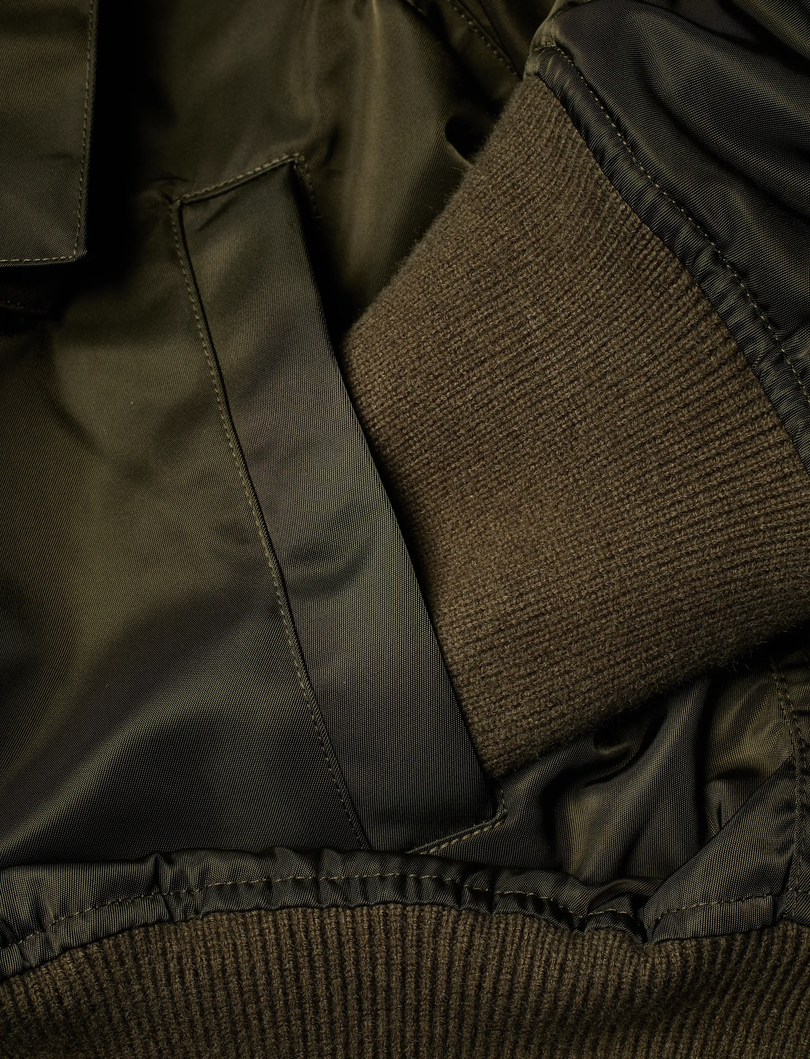 Copenhagen Studios - CPH BOMBER JACKET 1 nylon olive - frühlingsjacken - olive - 3