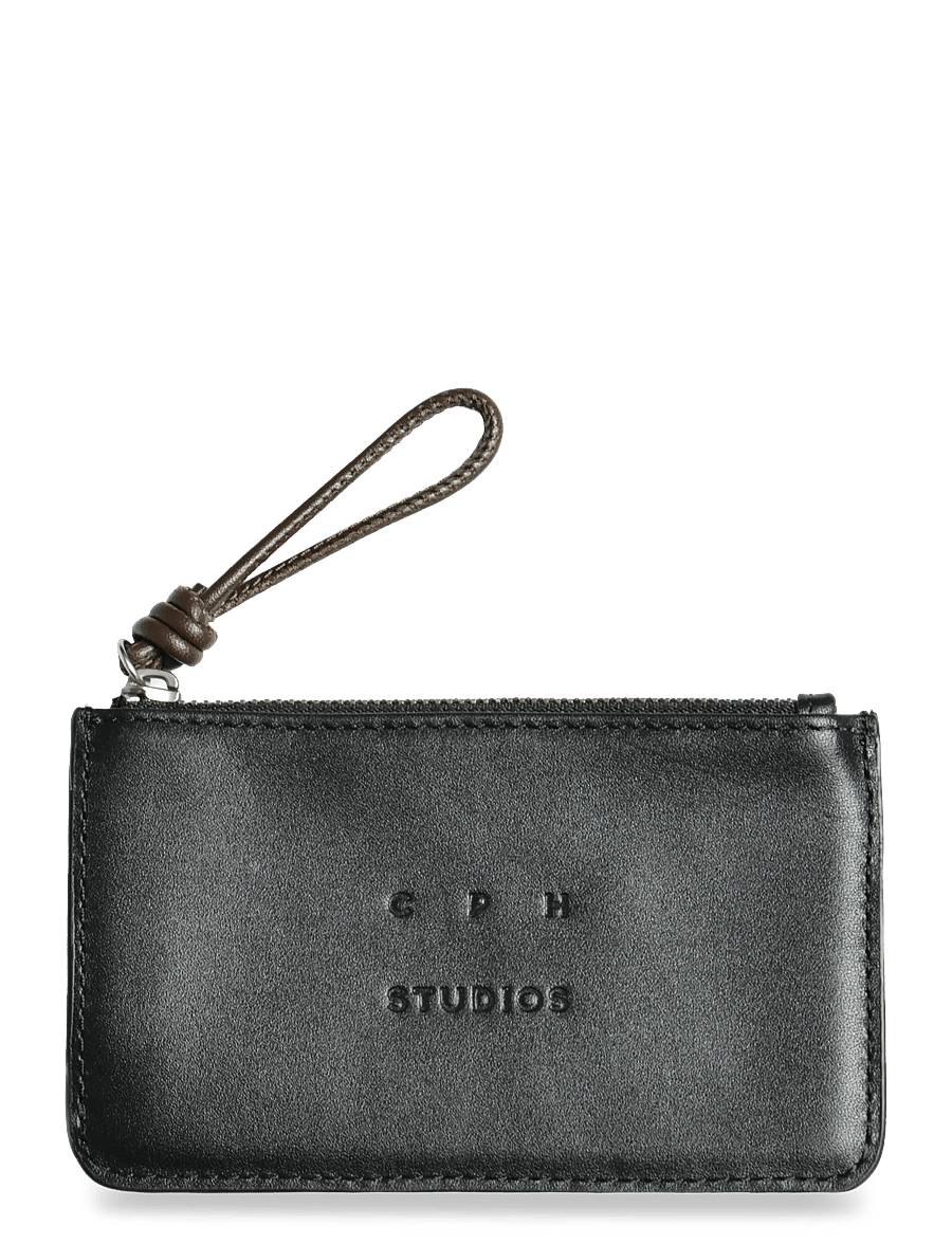 Copenhagen Studios - CPH CARD WALLET 2 leather chocolate - wallets - black - 0