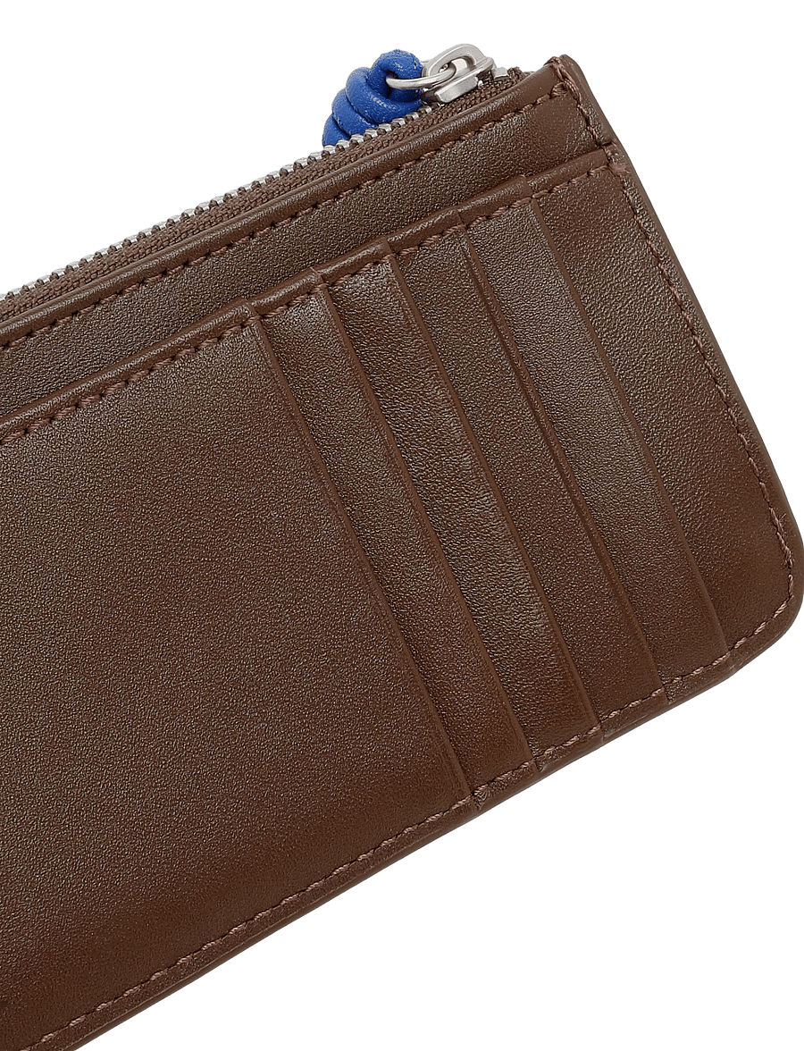 Copenhagen Studios - CPH CARD WALLET 2 leather chocolate - wallets - chocolate - 3