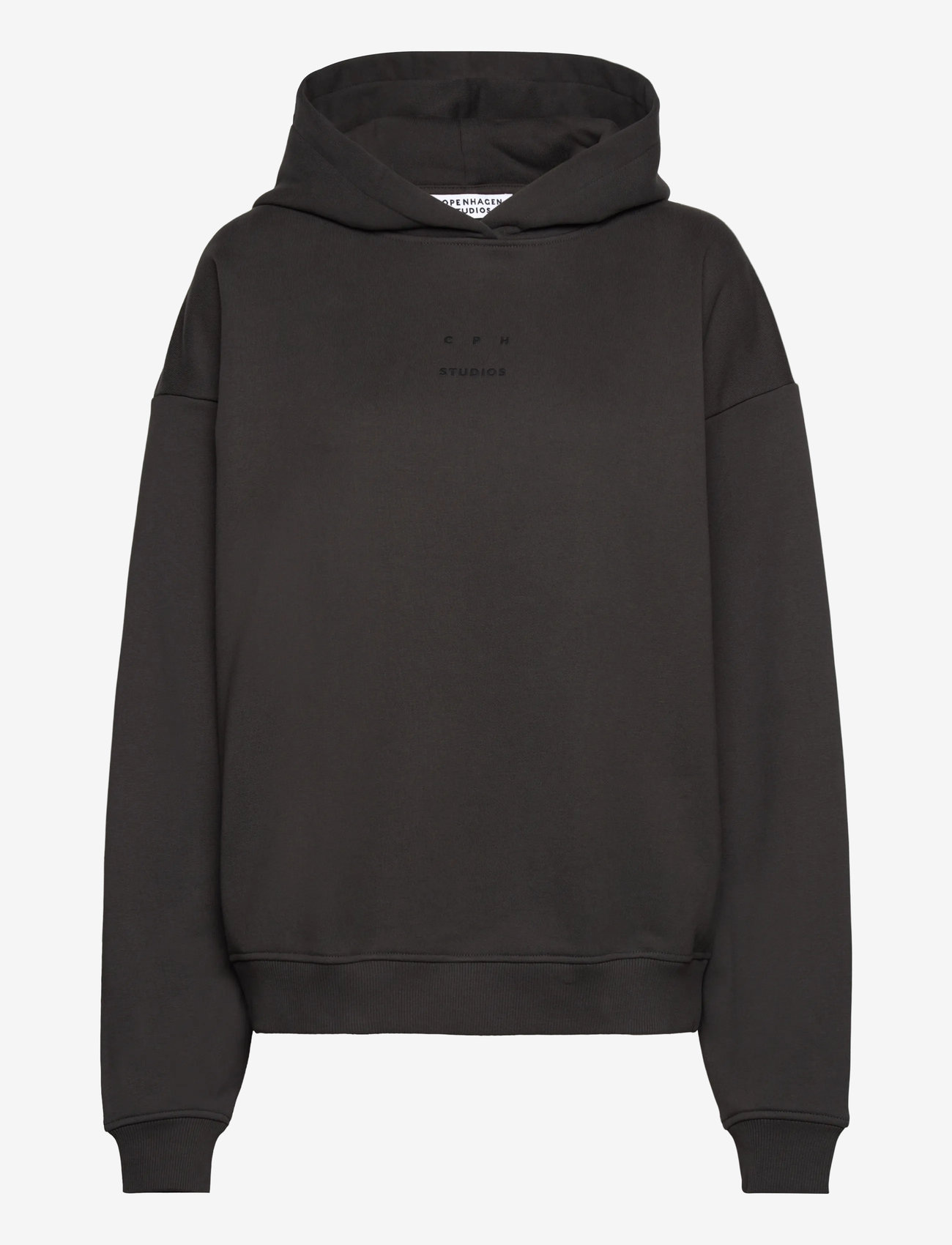 Copenhagen Studios - CPH HOODIE 7 cotton black - hættetrøjer - black - 0