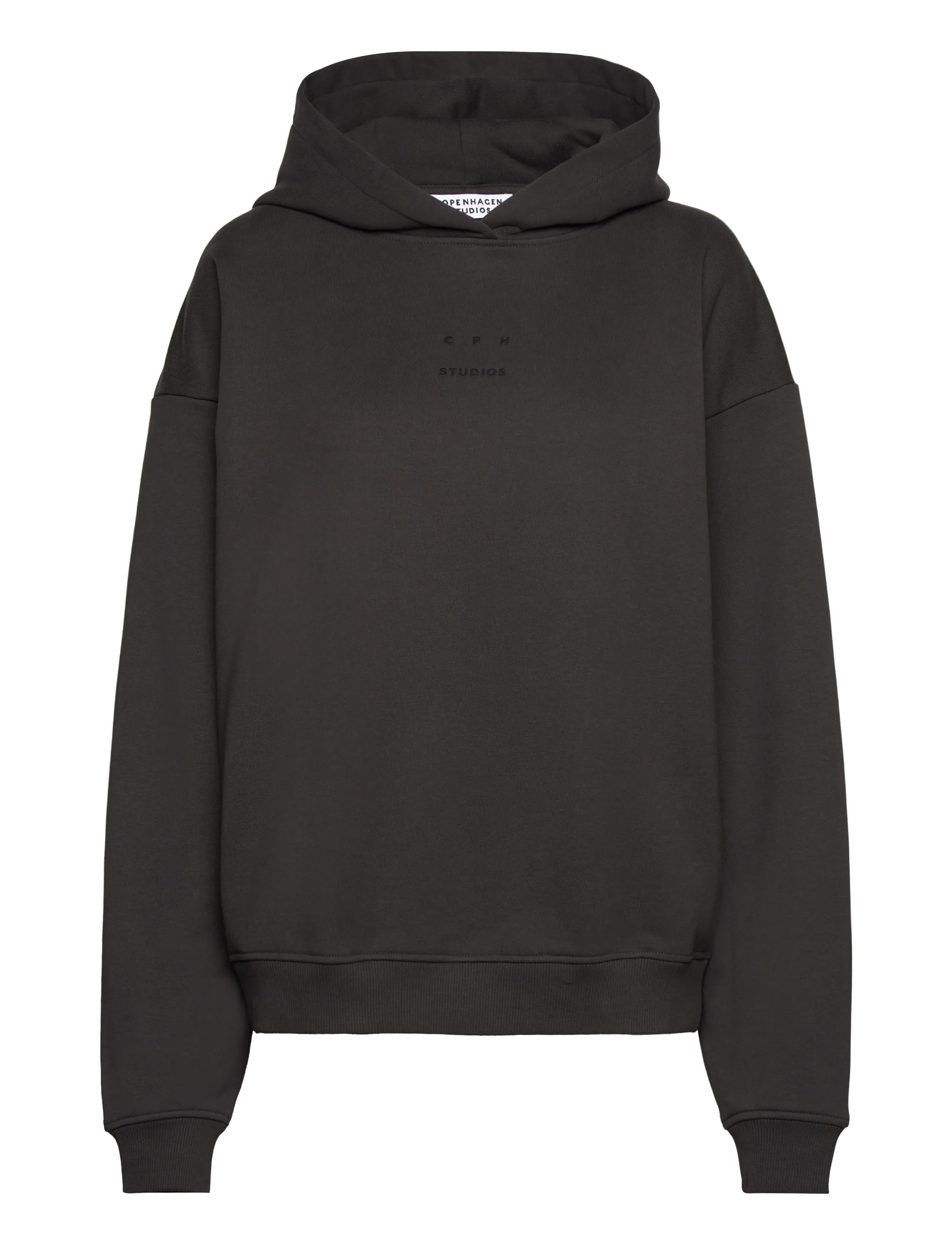 Copenhagen Studios CPH HOODIE 7 cotton black - Kapuzenpullover - BLACK / black