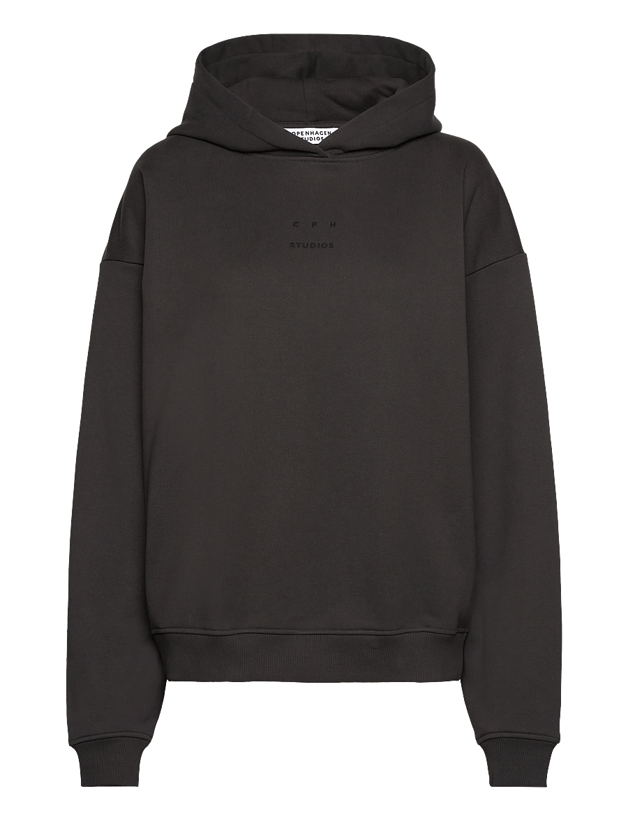 Copenhagen Studios - CPH HOODIE 7 cotton black - kapuzenpullover - black - 0