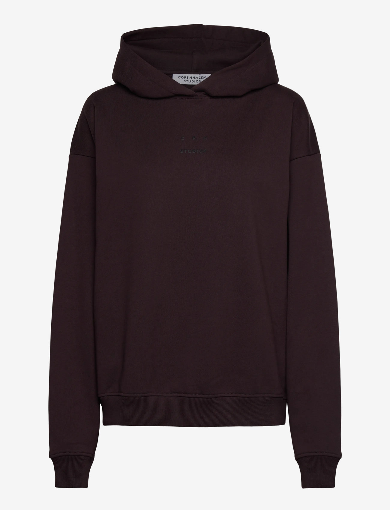 Copenhagen Studios - CPH HOODIE 7 cotton black - hættetrøjer - burgundy - 0