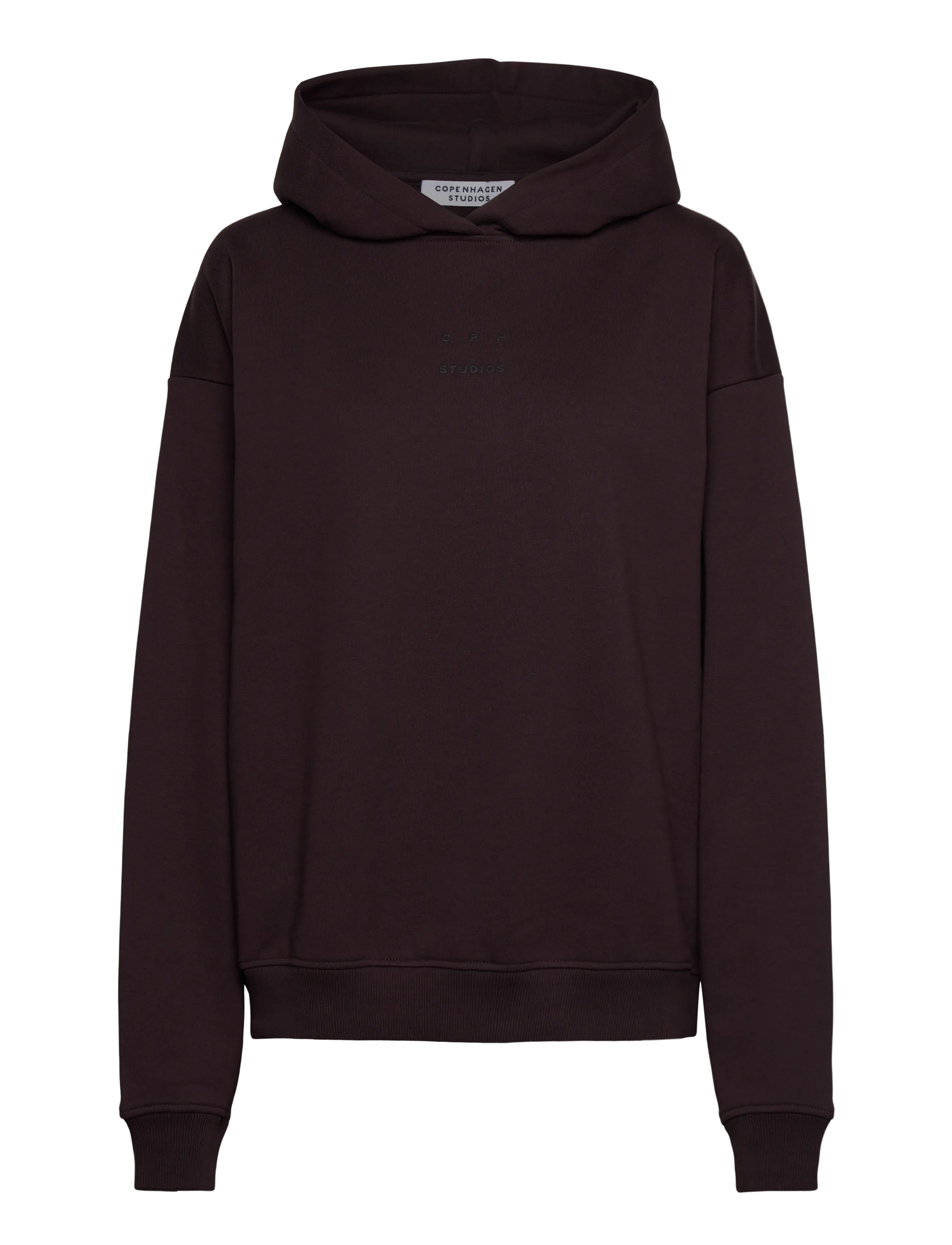 Copenhagen Studios CPH HOODIE 7 cotton black - Tøj - BURGUNDY / burgundy