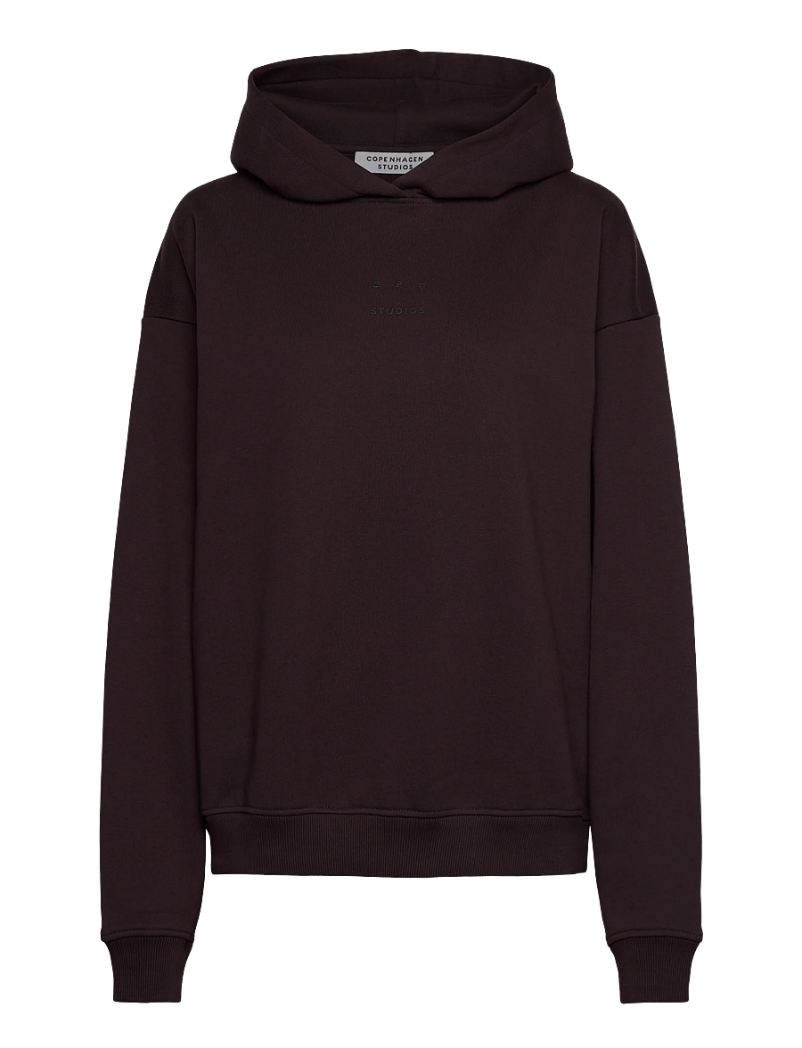 Copenhagen Studios - CPH HOODIE 7 cotton black - kapuzenpullover - burgundy - 0
