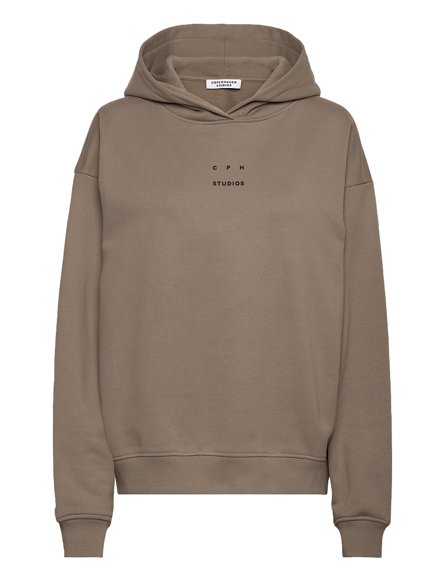 Copenhagen Studios - CPH HOODIE 7 cotton black - kapuzenpullover - olive - 0