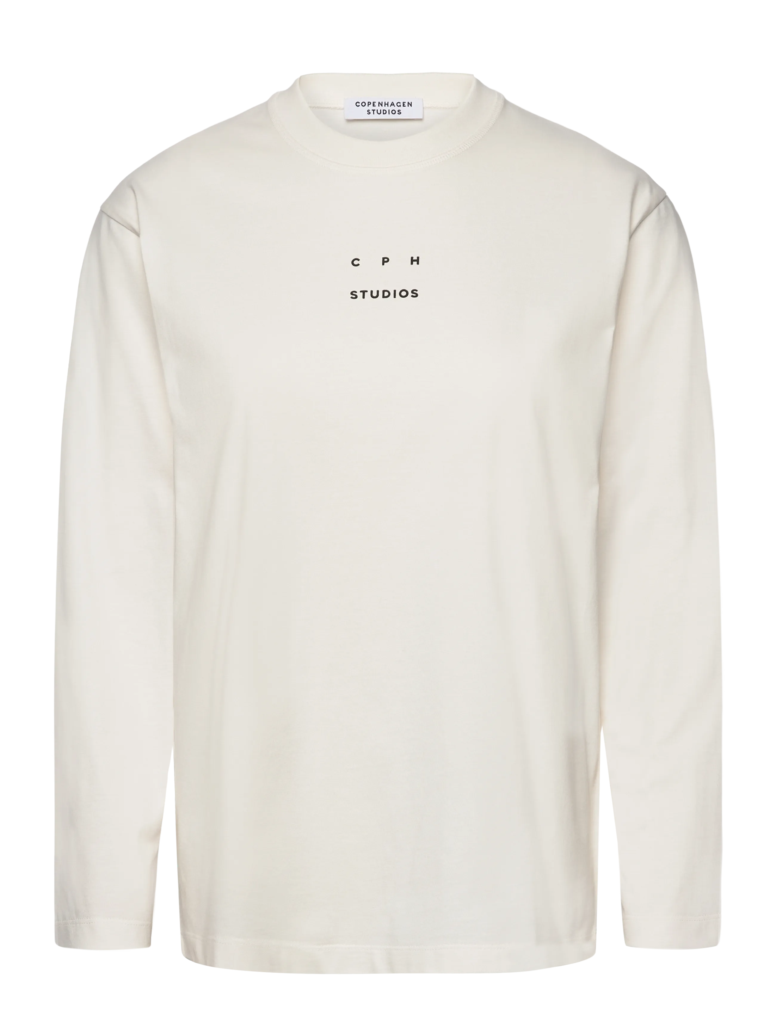 CPH LONGSLEEVE 3 cotton white - WHITE