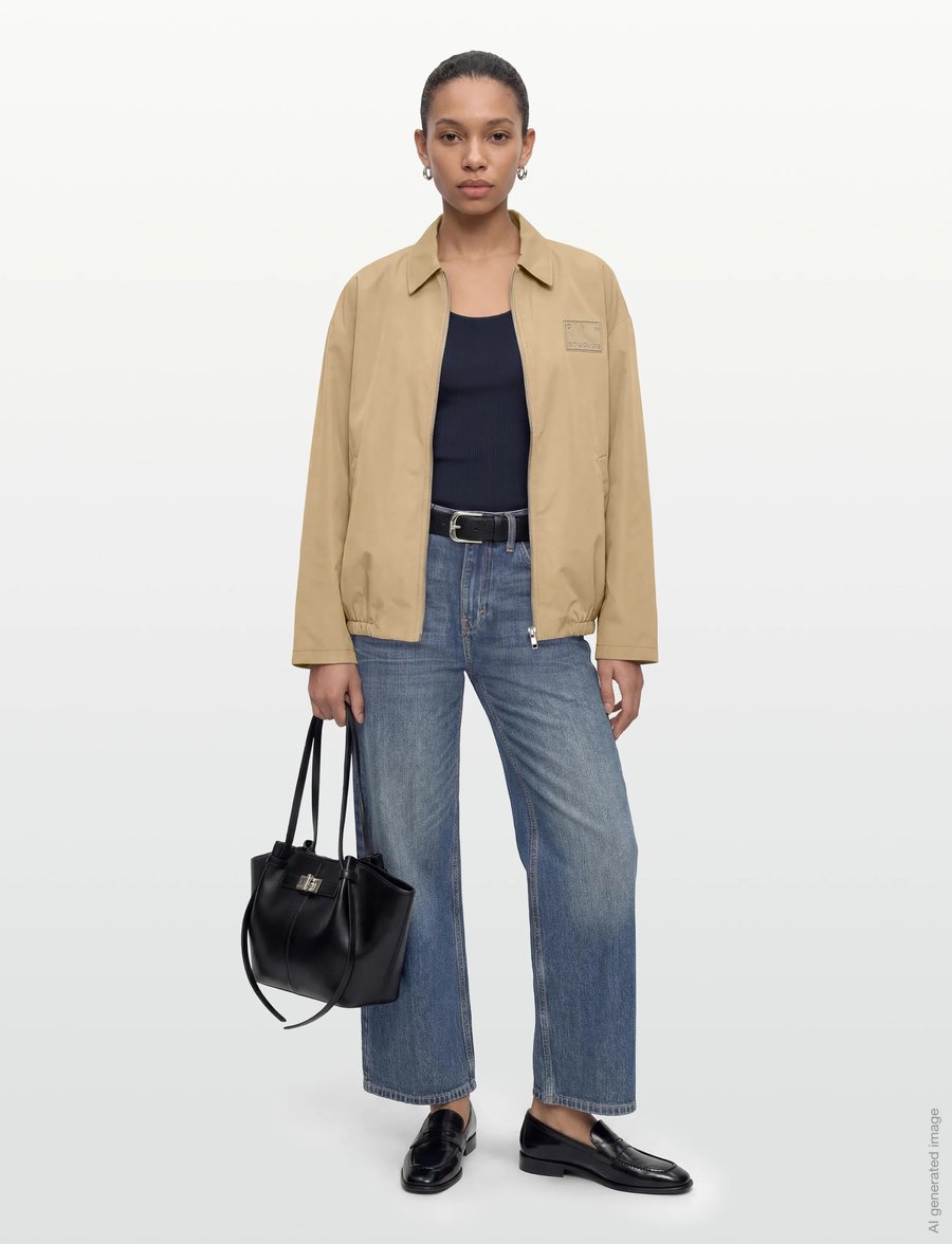 Copenhagen Studios - CPH NYLON JACKET 1 nylon black - frühlingsjacken - beige - 0