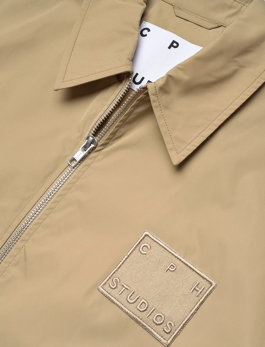 Copenhagen Studios - CPH NYLON JACKET 1 nylon black - frühlingsjacken - beige - 5