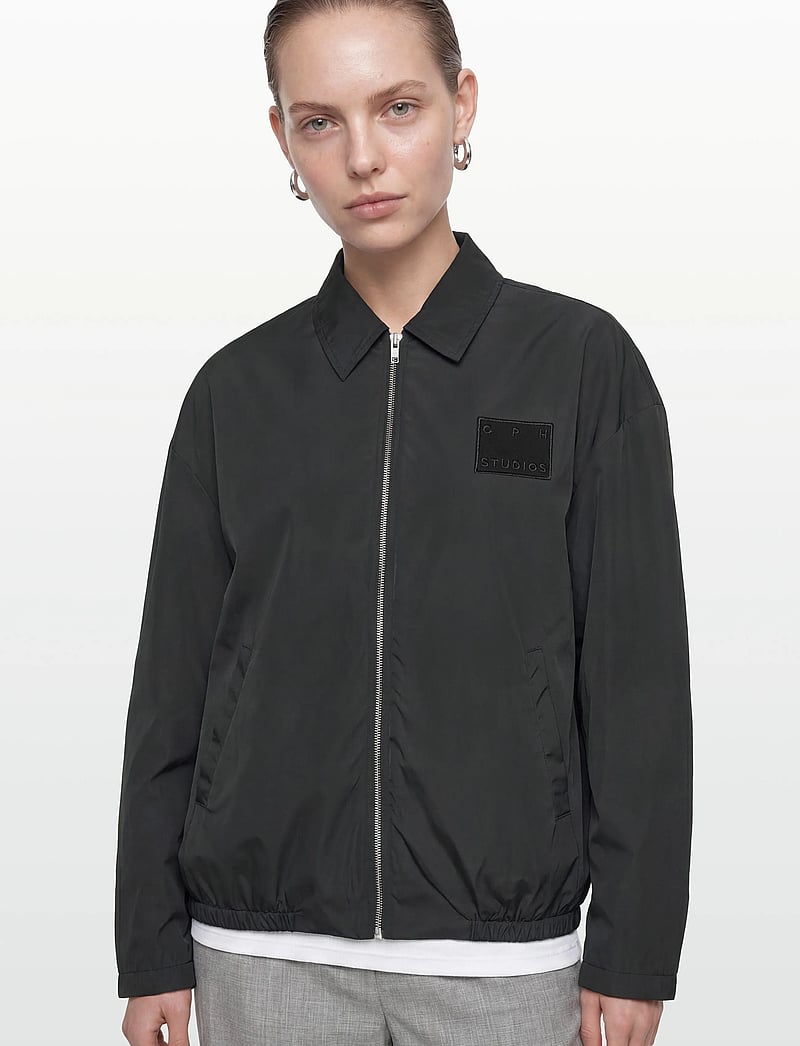 Copenhagen Studios - CPH NYLON JACKET 1 nylon black - frühlingsjacken - black - 3