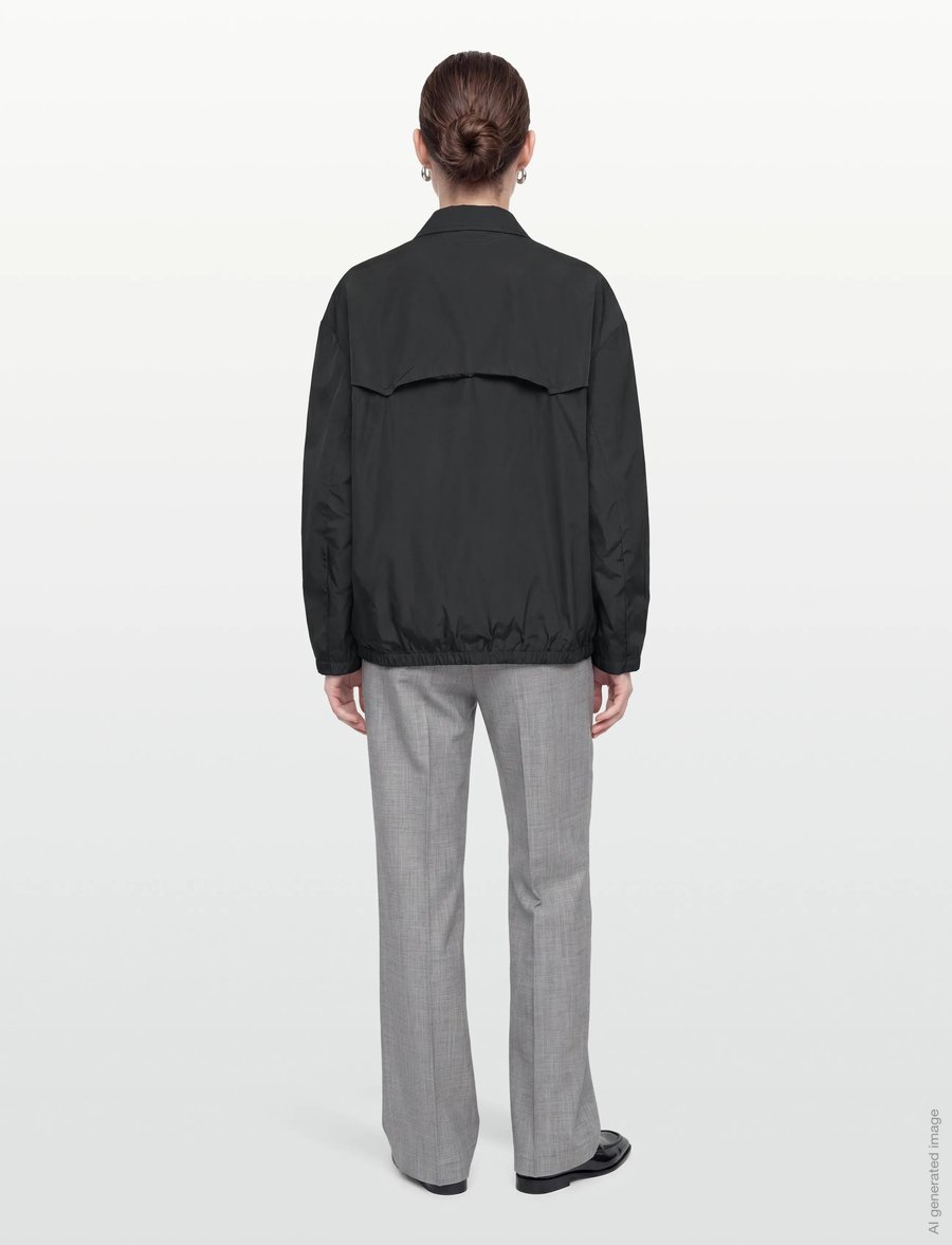 Copenhagen Studios - CPH NYLON JACKET 1 nylon black - frühlingsjacken - black - 4
