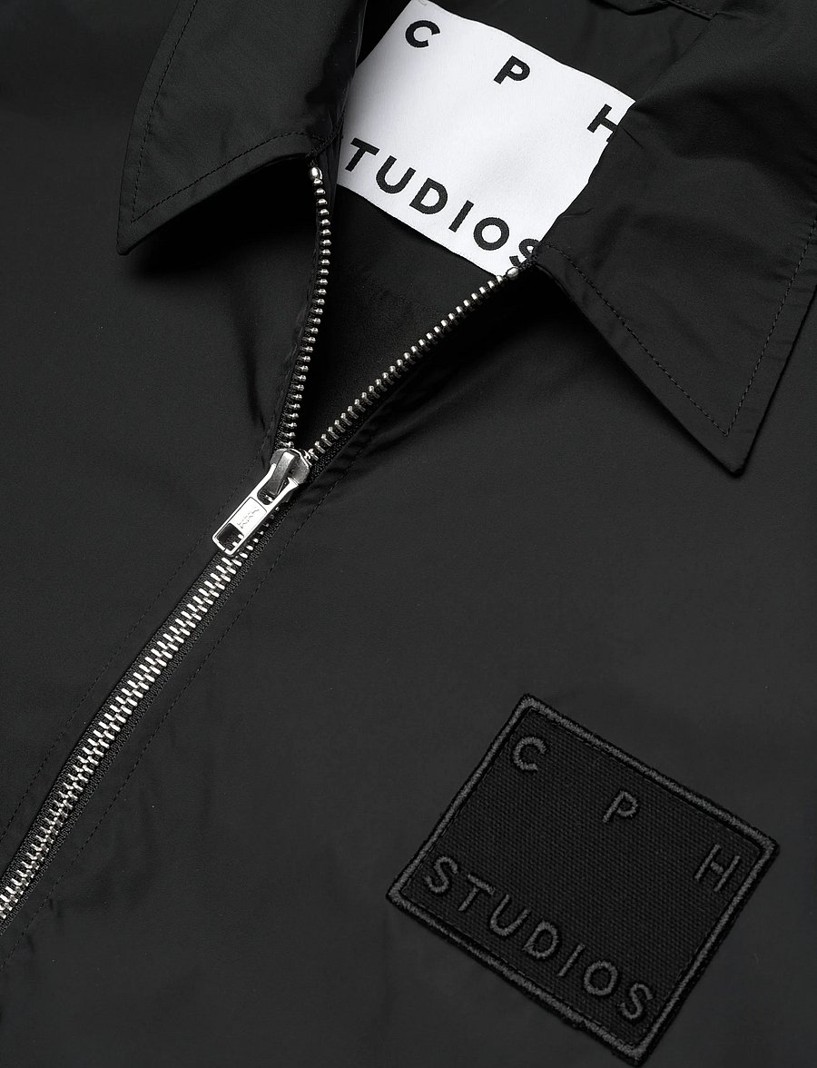 Copenhagen Studios - CPH NYLON JACKET 1 nylon black - frühlingsjacken - black - 5
